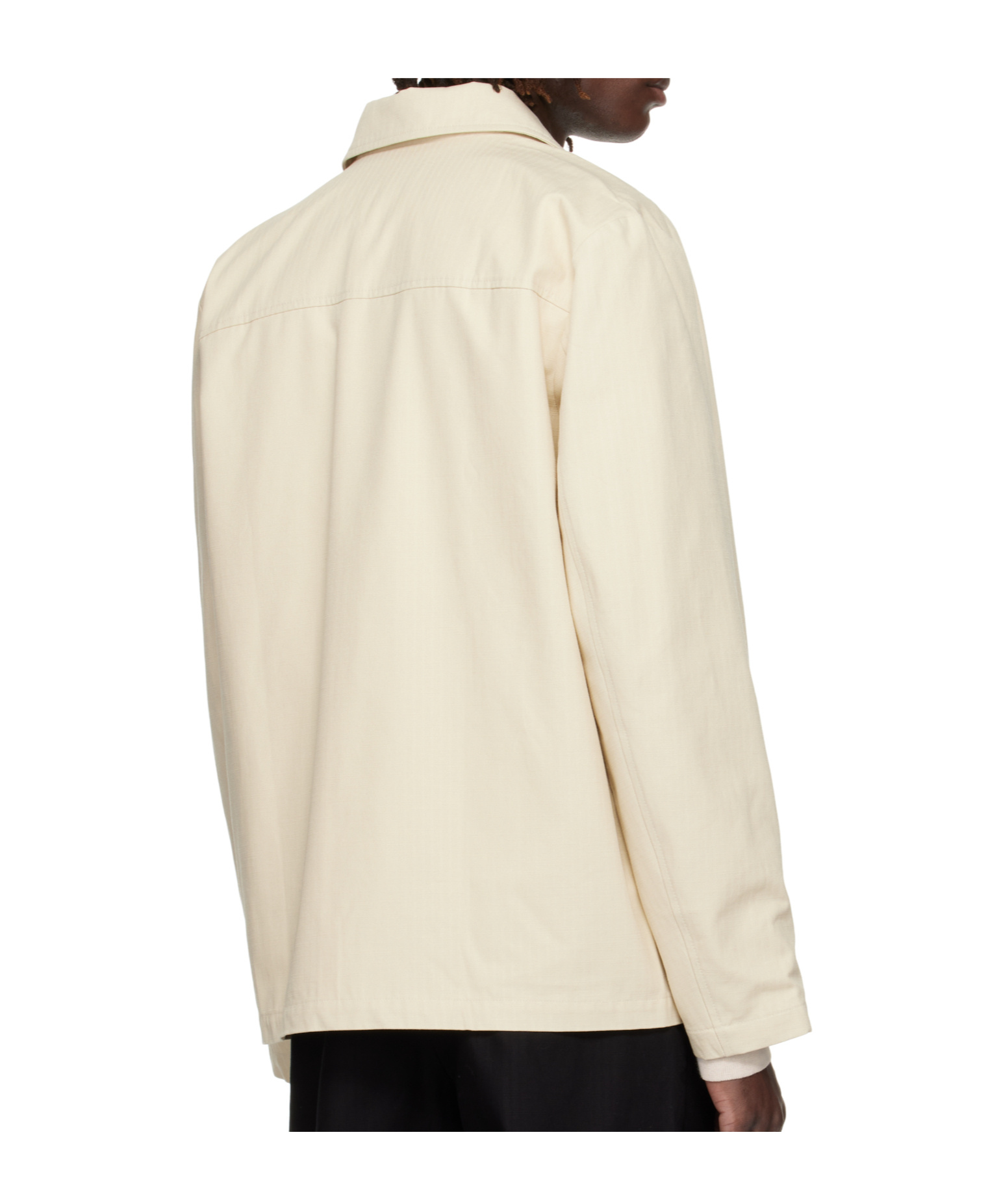 Apc Lapel Long-sleeved Casual Jacket In Yellow
