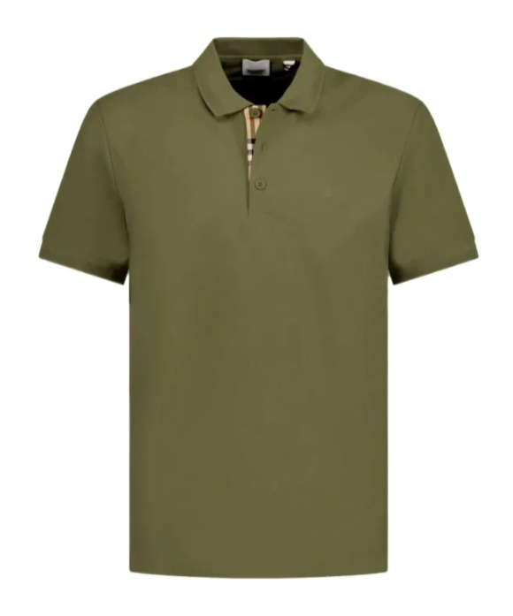Burberry Embroidery Polo Shirt In Green