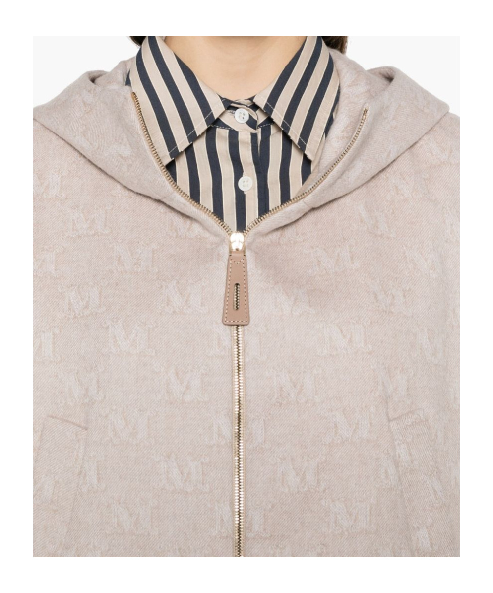 Max Mara Long-sleeved Casual Jacket In White