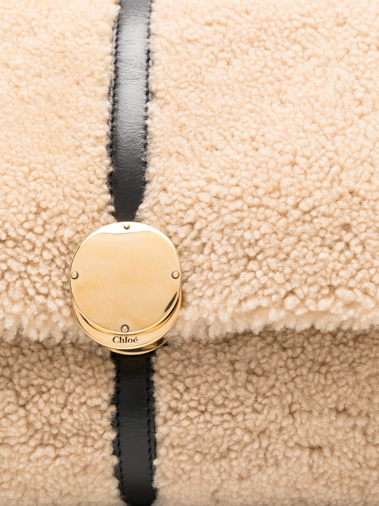 Chloé Penelope Soft Shoulder Bag In Nude