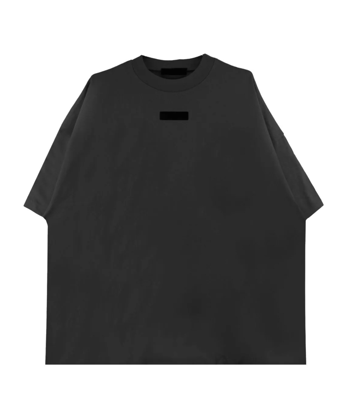 Essentials Logo-appliqué Cotton T-shirt In Black