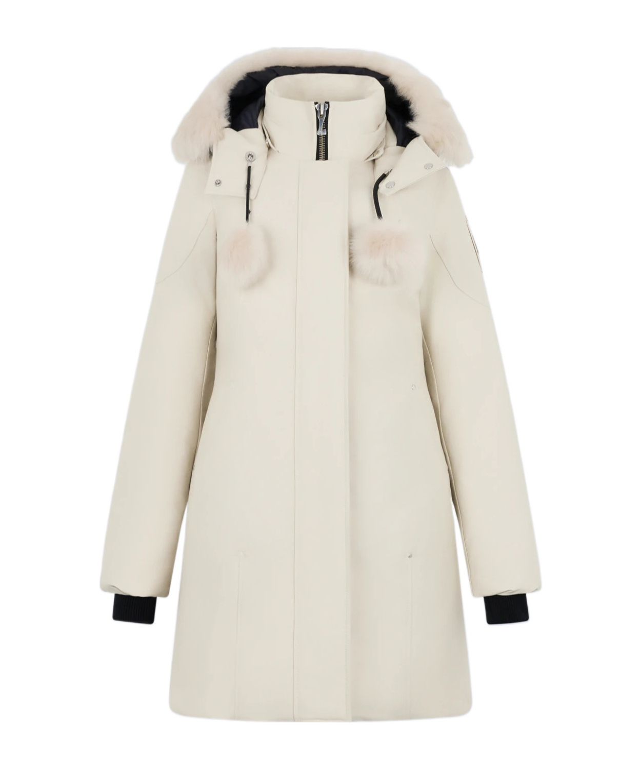 Moose Knuckles Stirling Parka Lds Outerwear In White