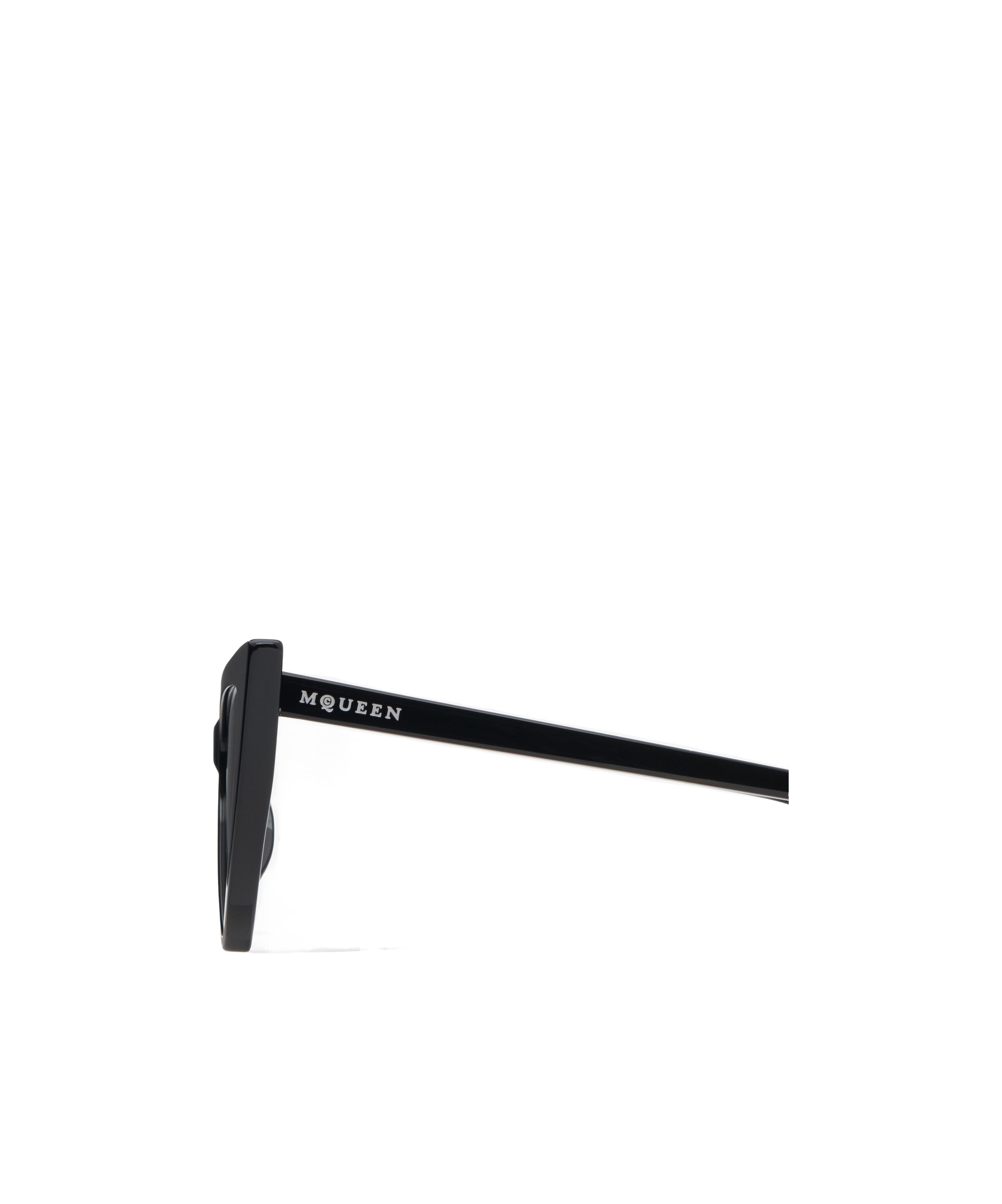 Alexander Mcqueen Women's Spike Sunglasses In Black/smoke