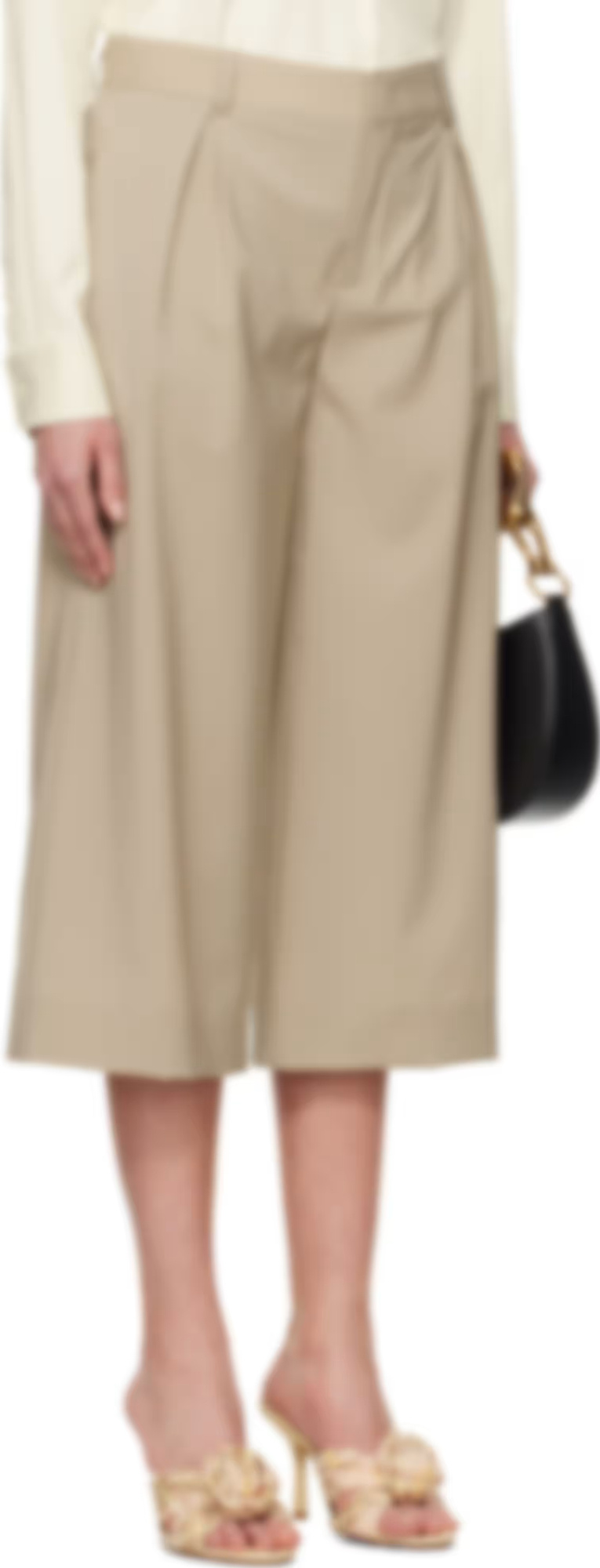 Moschino Belt Loop Casual Pants In Brown