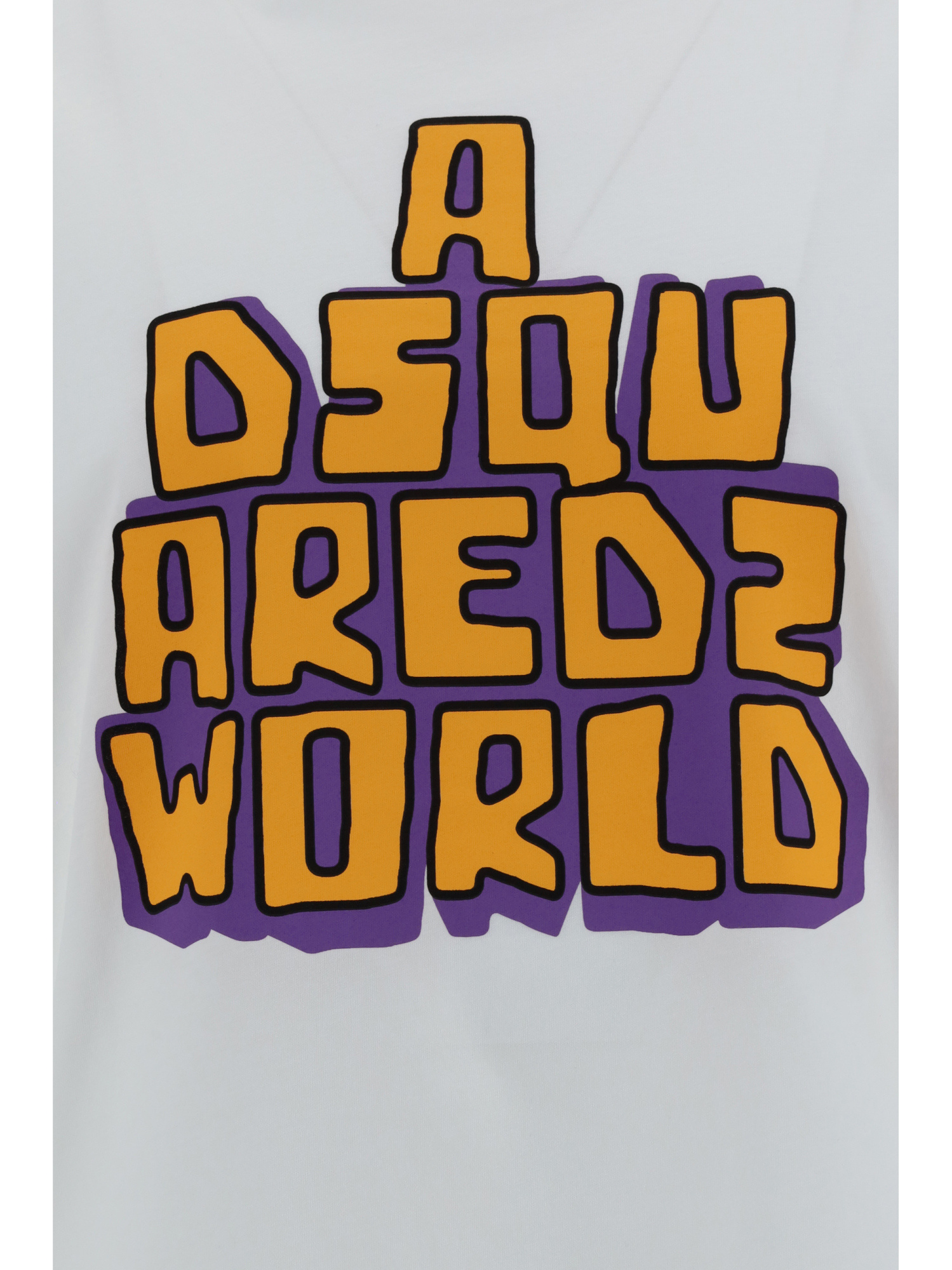 Dsquared2 Dsquared White Cotton T Shirt In Gray