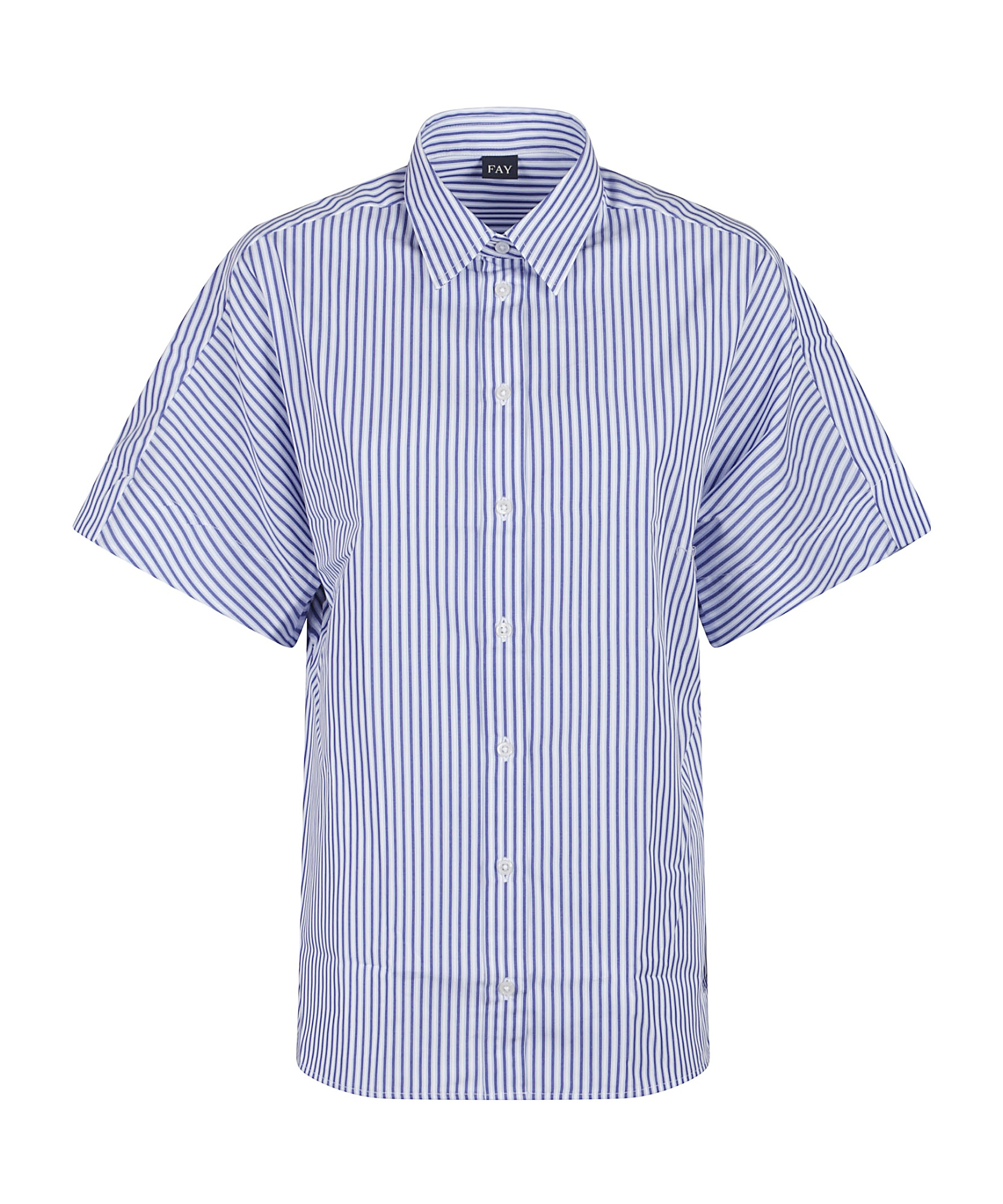Fay Stripe Shirt In White