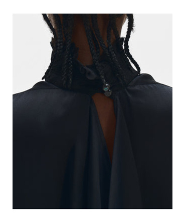 Ann Demeulemeester Jenna Turtleneck Dress In Black