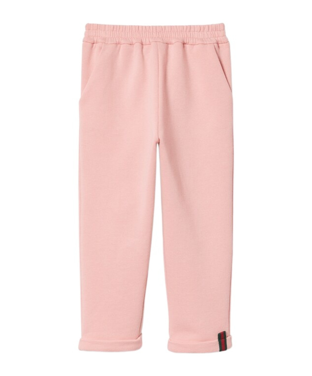 Gucci Web-detail Track Trousers In Pink
