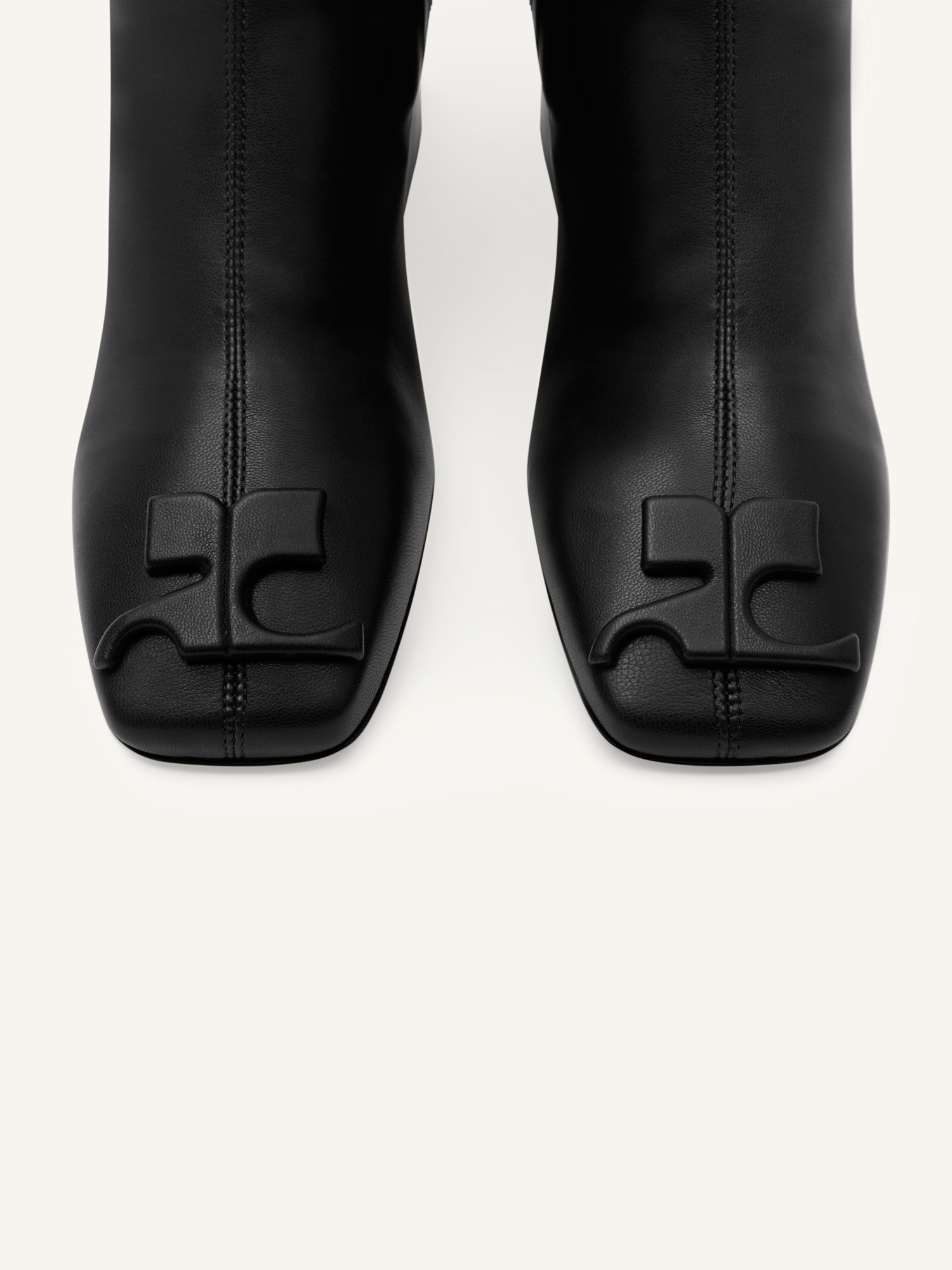 Courrèges Heritage Boots - Courreges - Leather - Black In Black