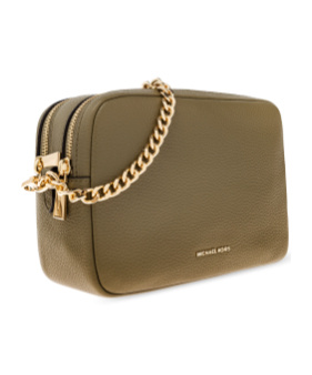 Michael Michael Kors Logo Shoulder Bag In Brown