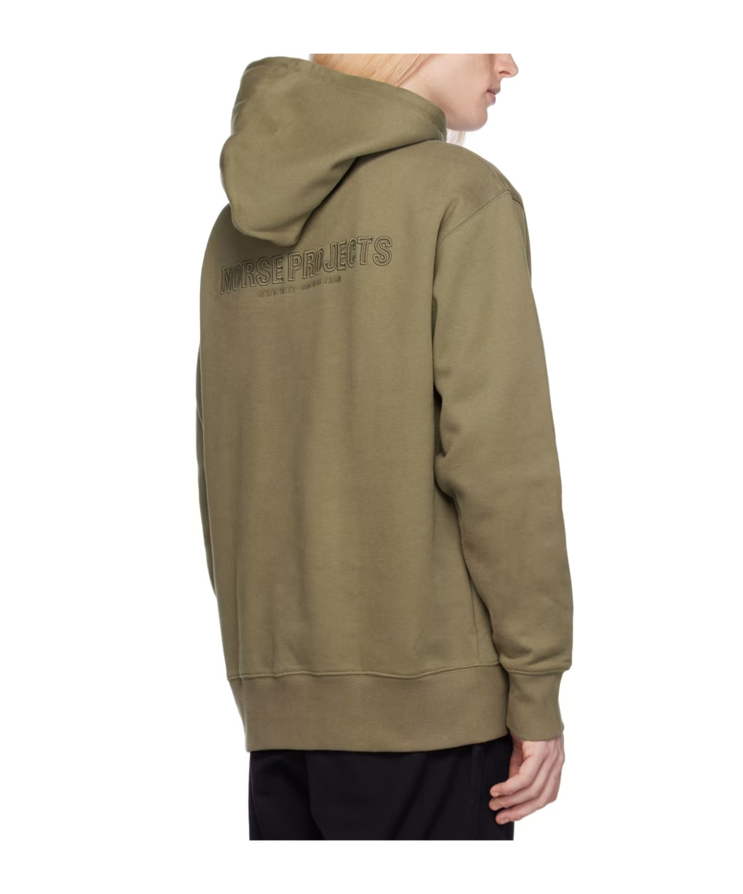 Norse Projects Arne Hooded Hoodie In Gray