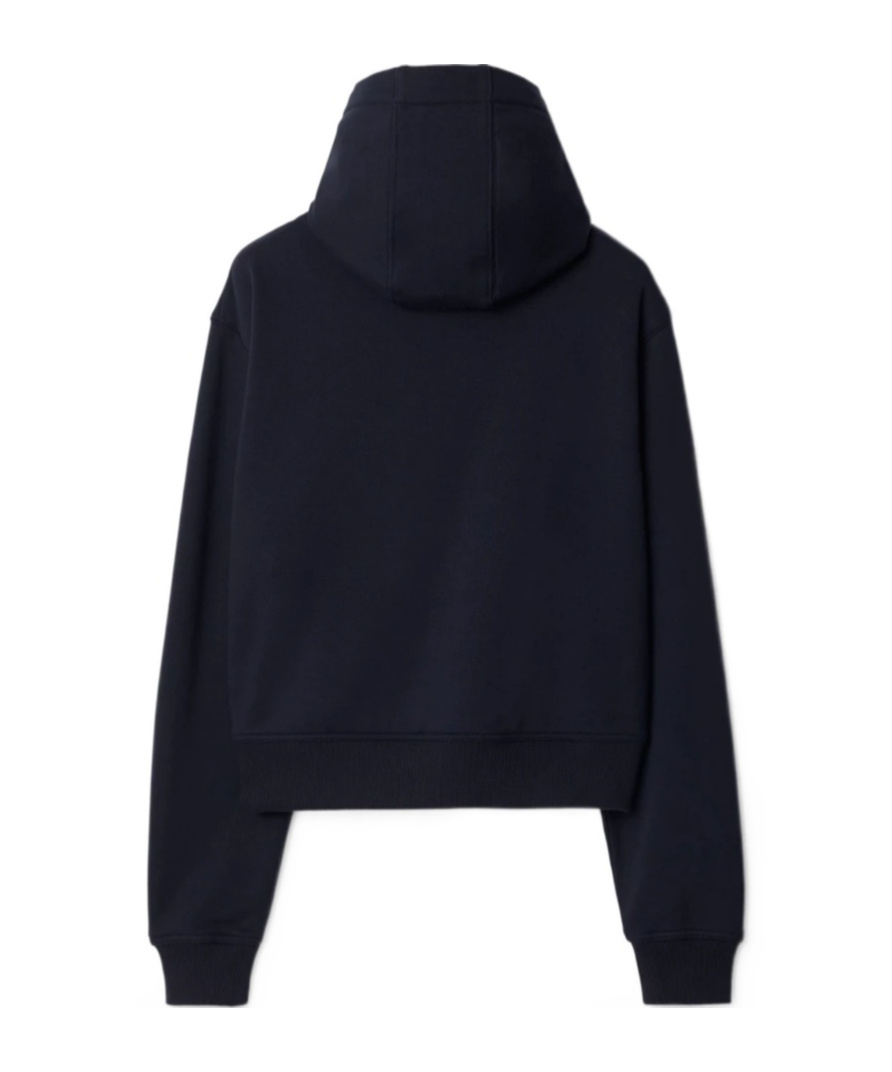 Burberry Short Long-sleeved Sweater In Blue