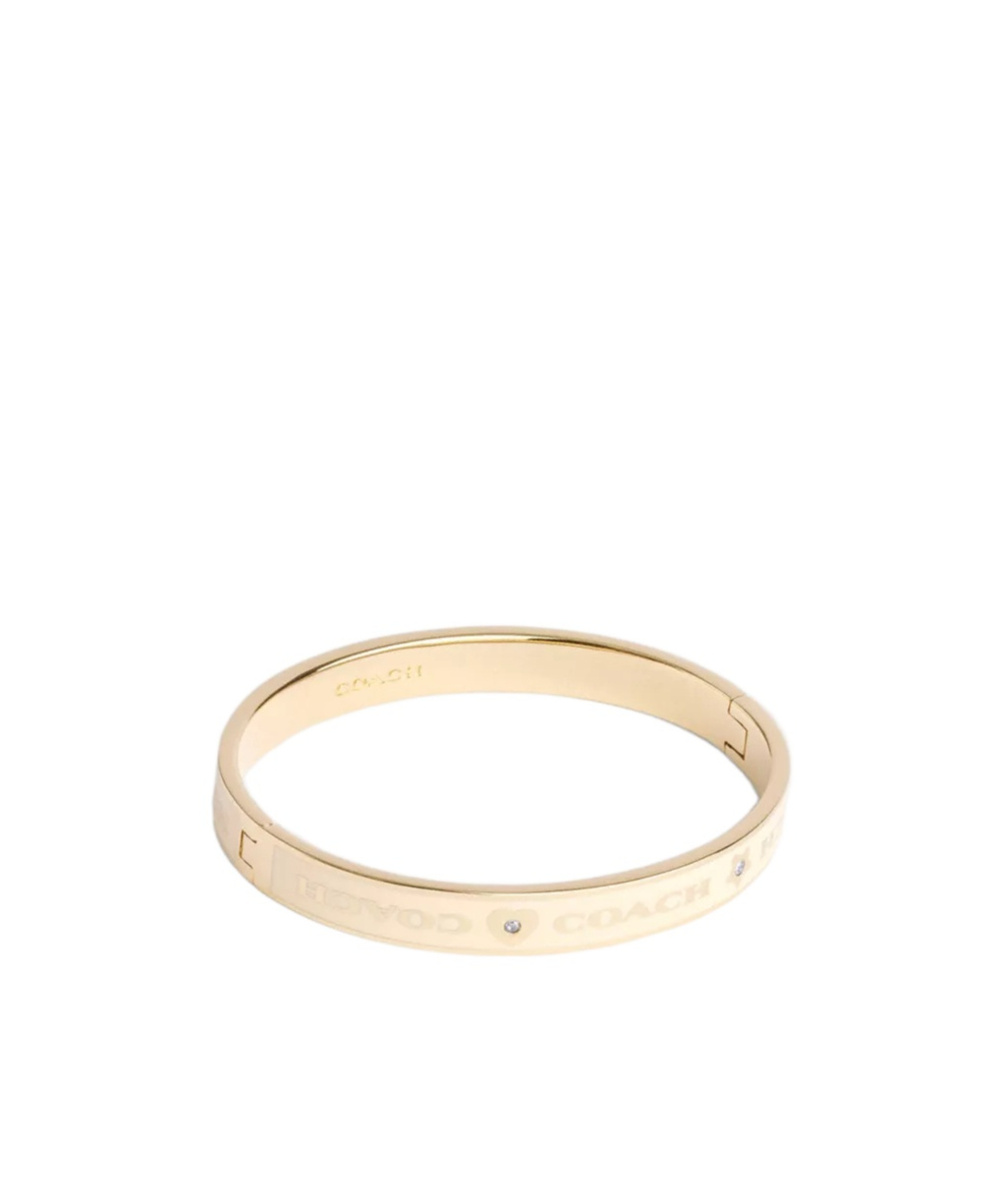 COACH COACH HEART AND STAR ENAMEL BANGLE