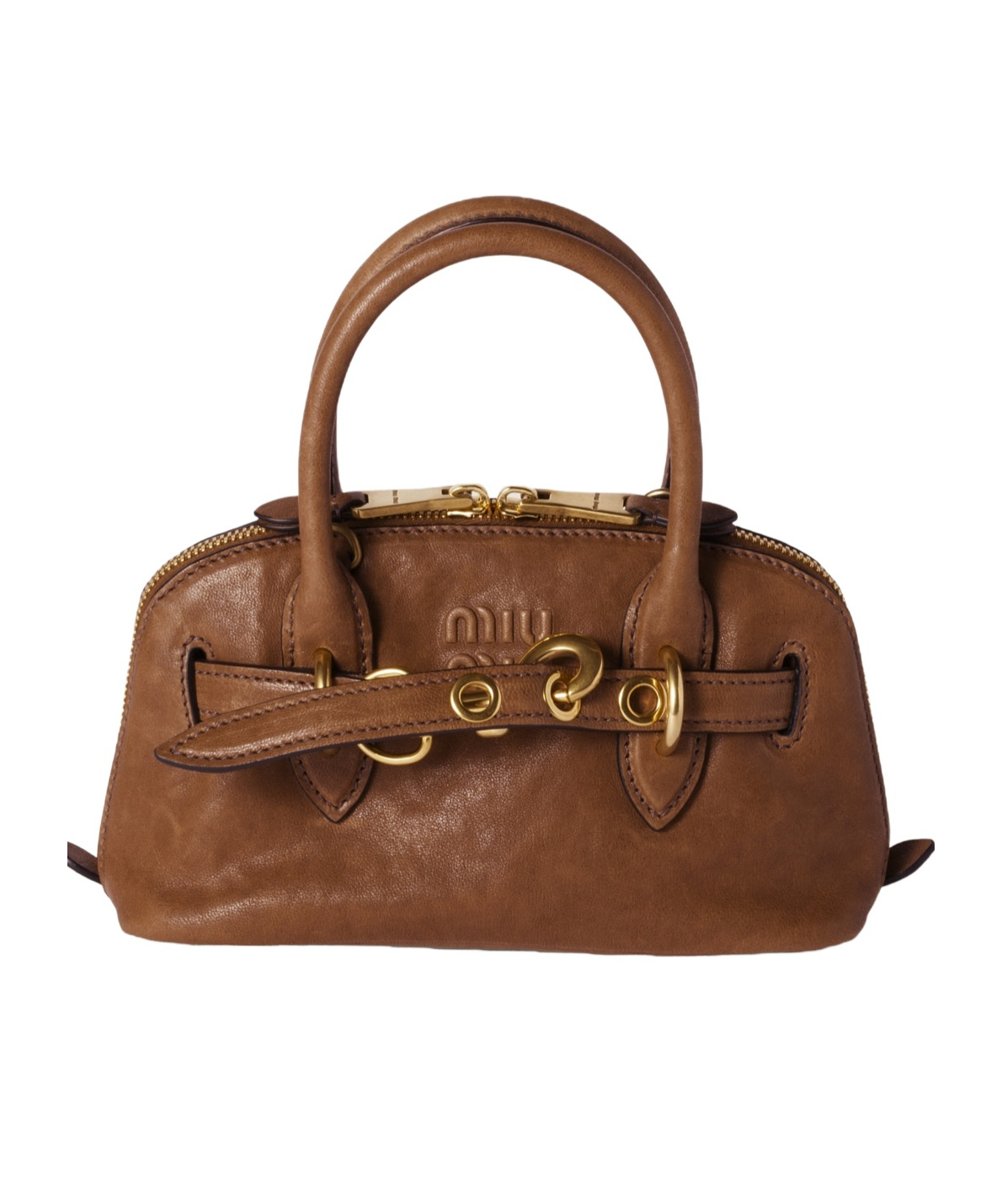 Miu Miu Aventure Nappa Leather Top-handle Bag