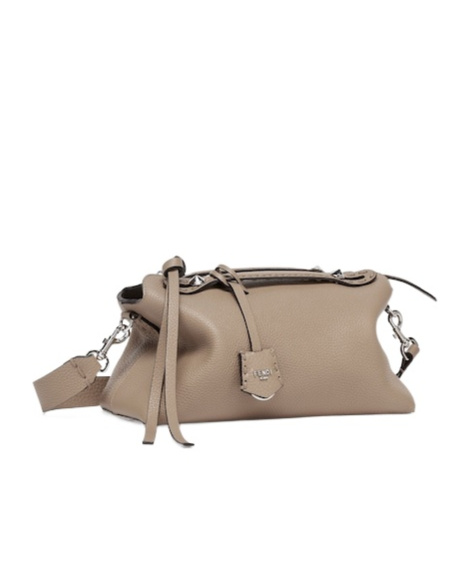 Fendi By The Way Selleria Medium Shoulder Bag In Nude