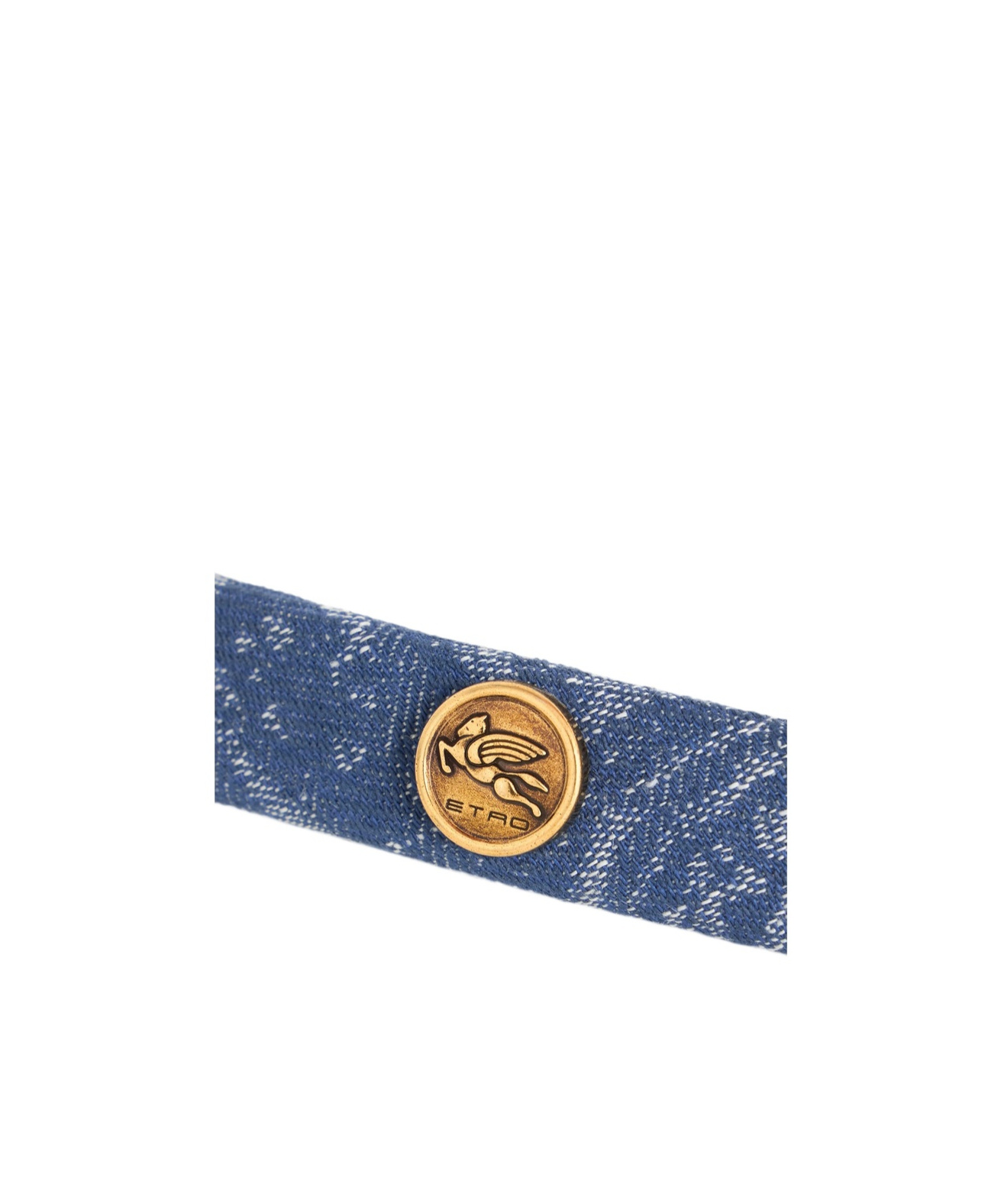 Etro Rectangular Hair Clip In Yellow