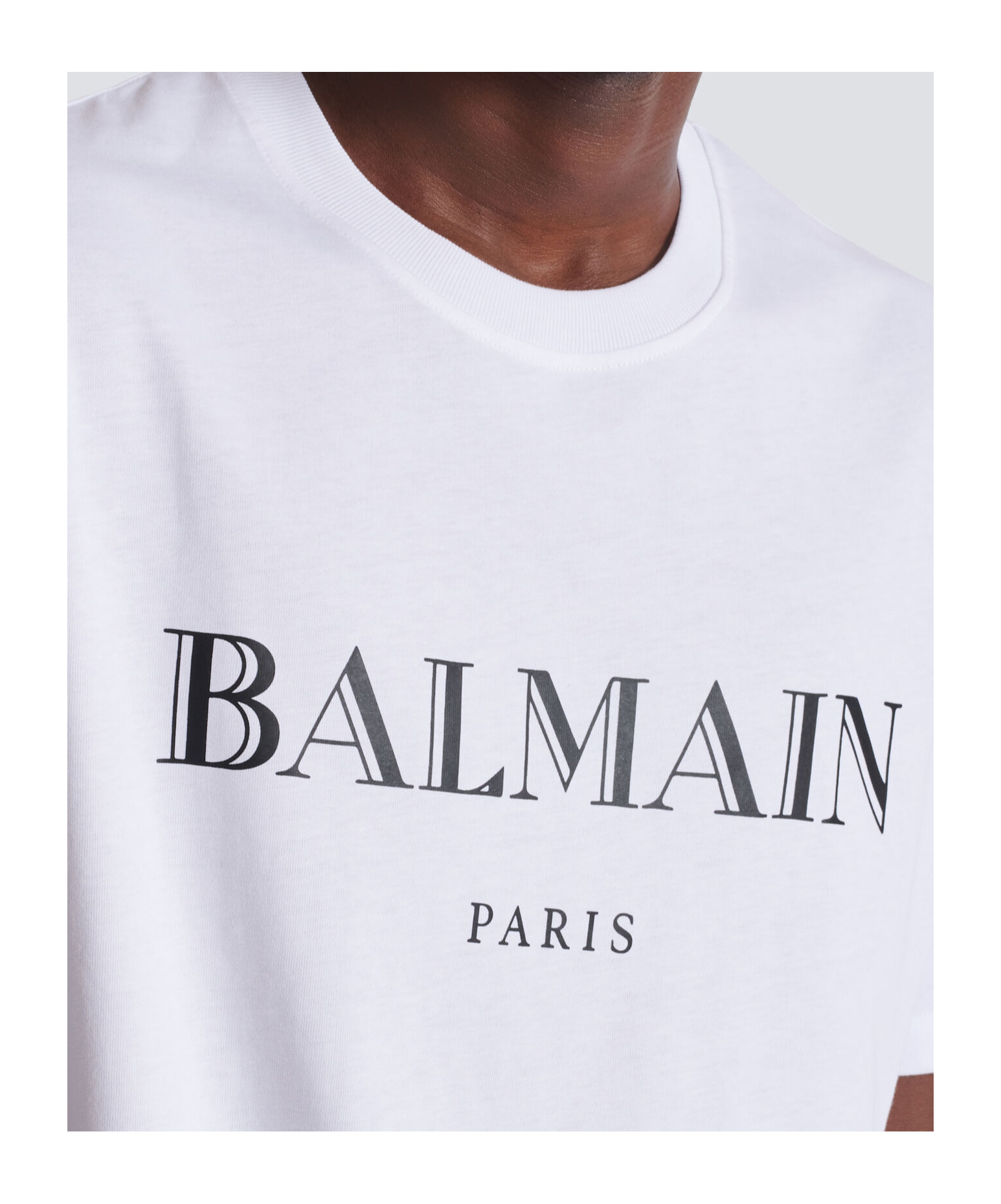 Balmain Paris Logo T-shirt In White