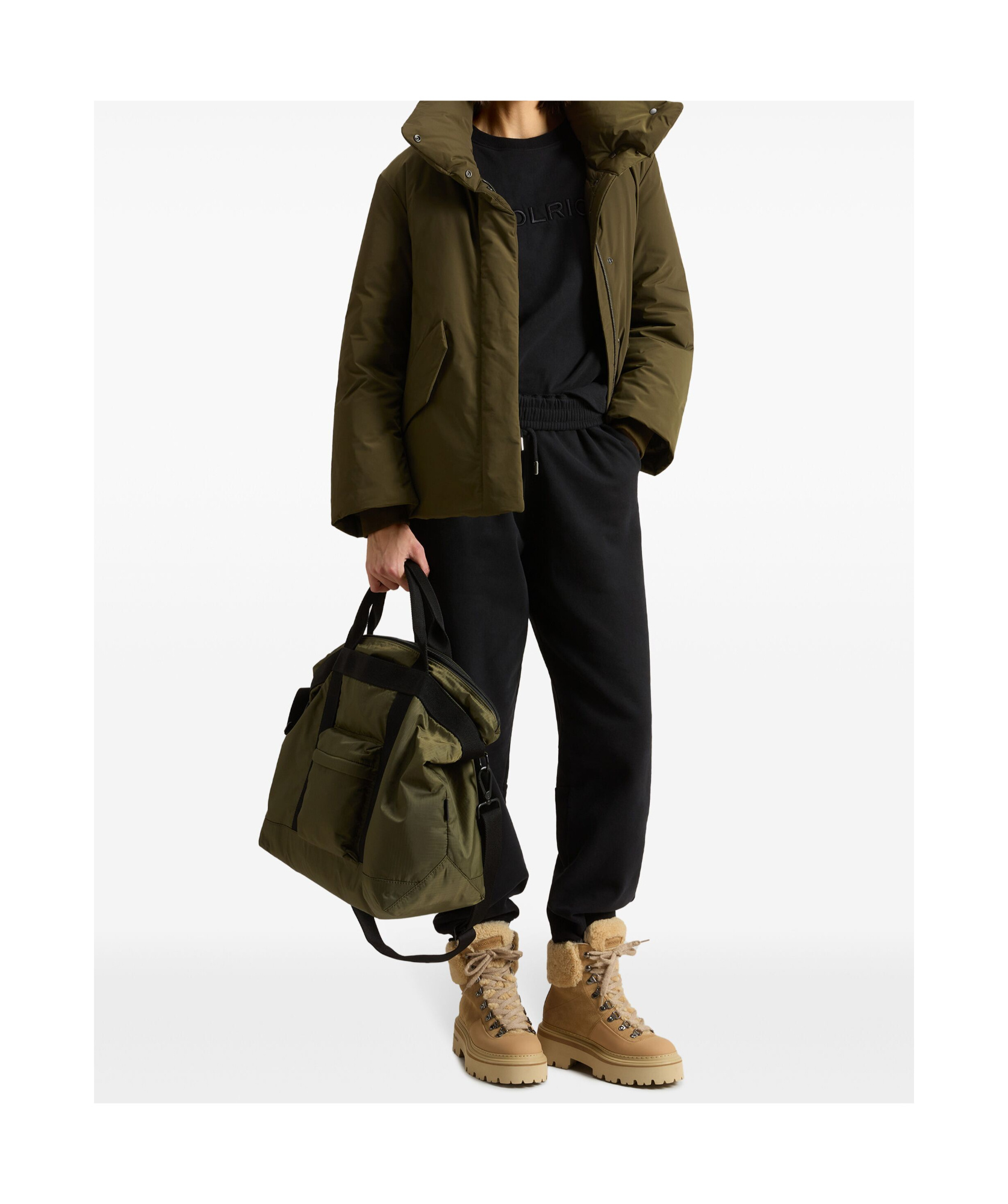 Woolrich Luxury Cocon Parka In Green