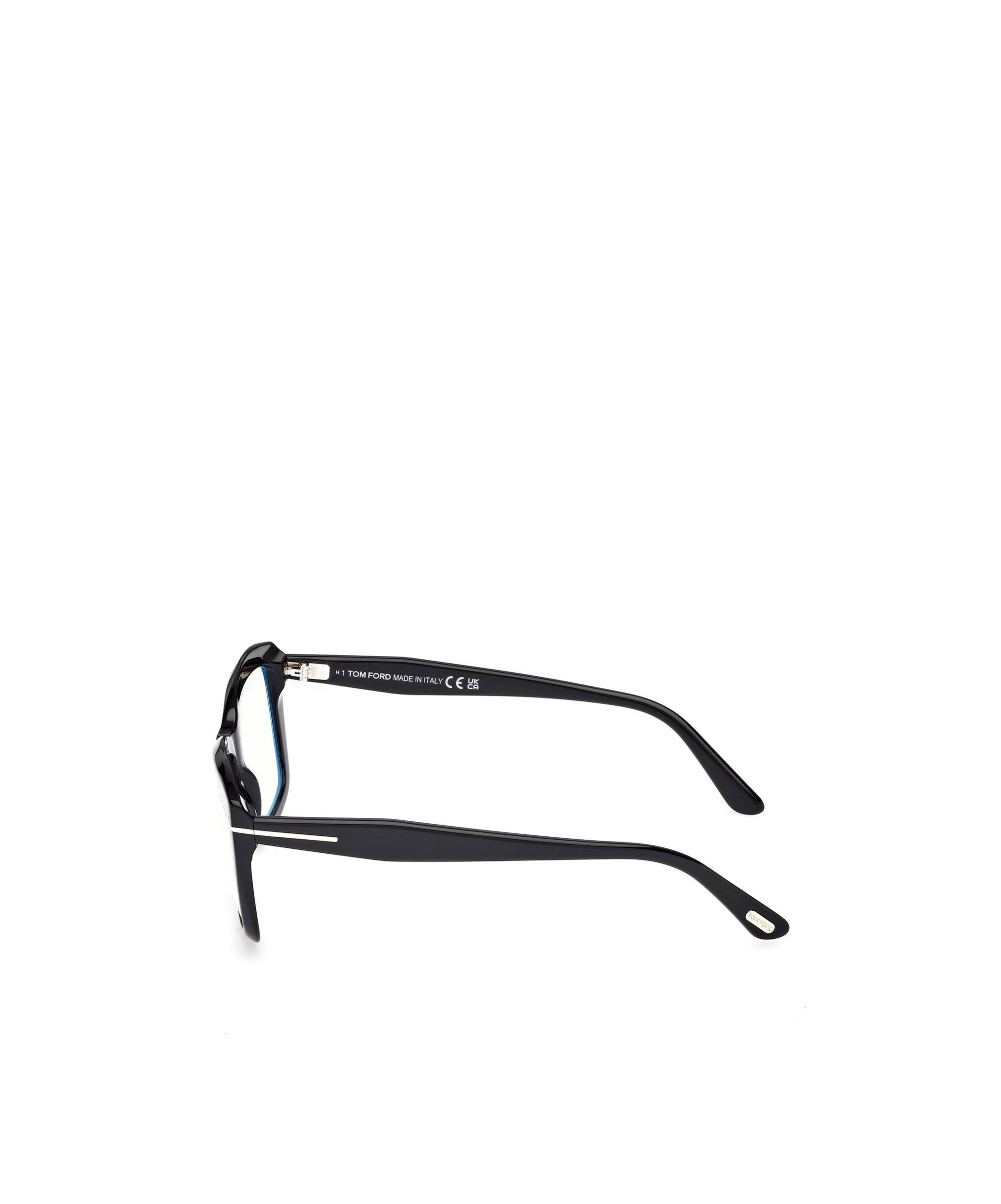 Tom Ford Eyewear Rectangular Frame Glasses In Black