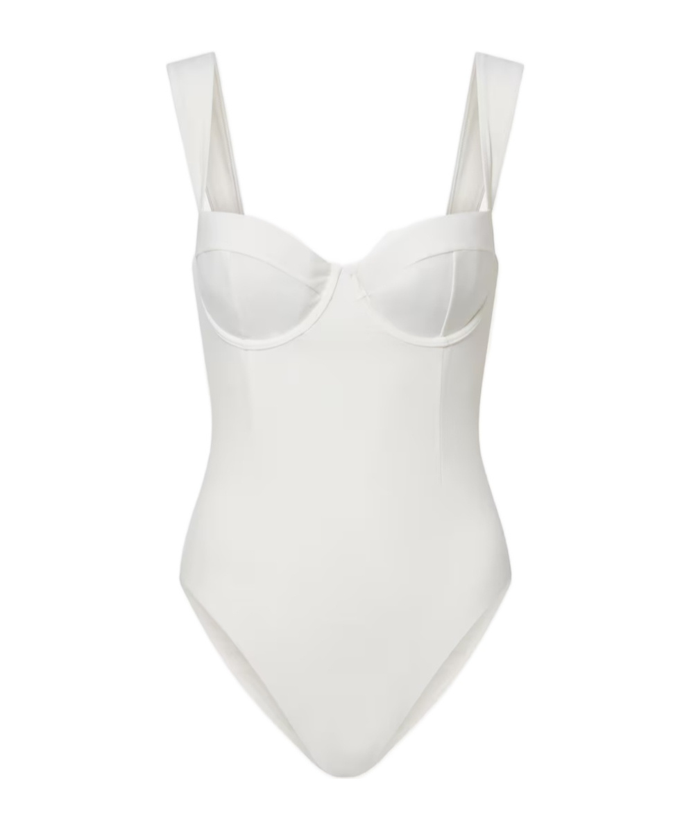 Simkhai Kylie Swimsuit In White