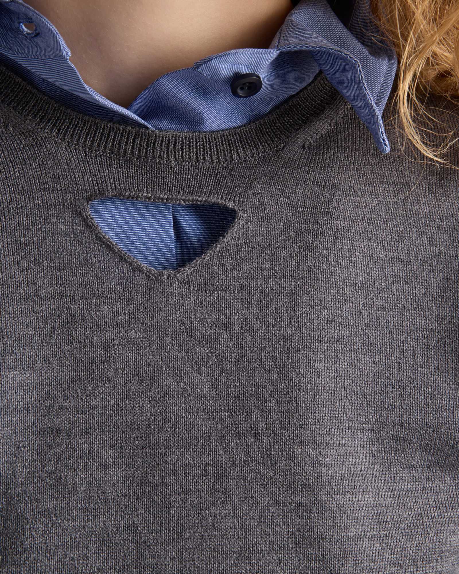 Prada Wool Jumper In Gray