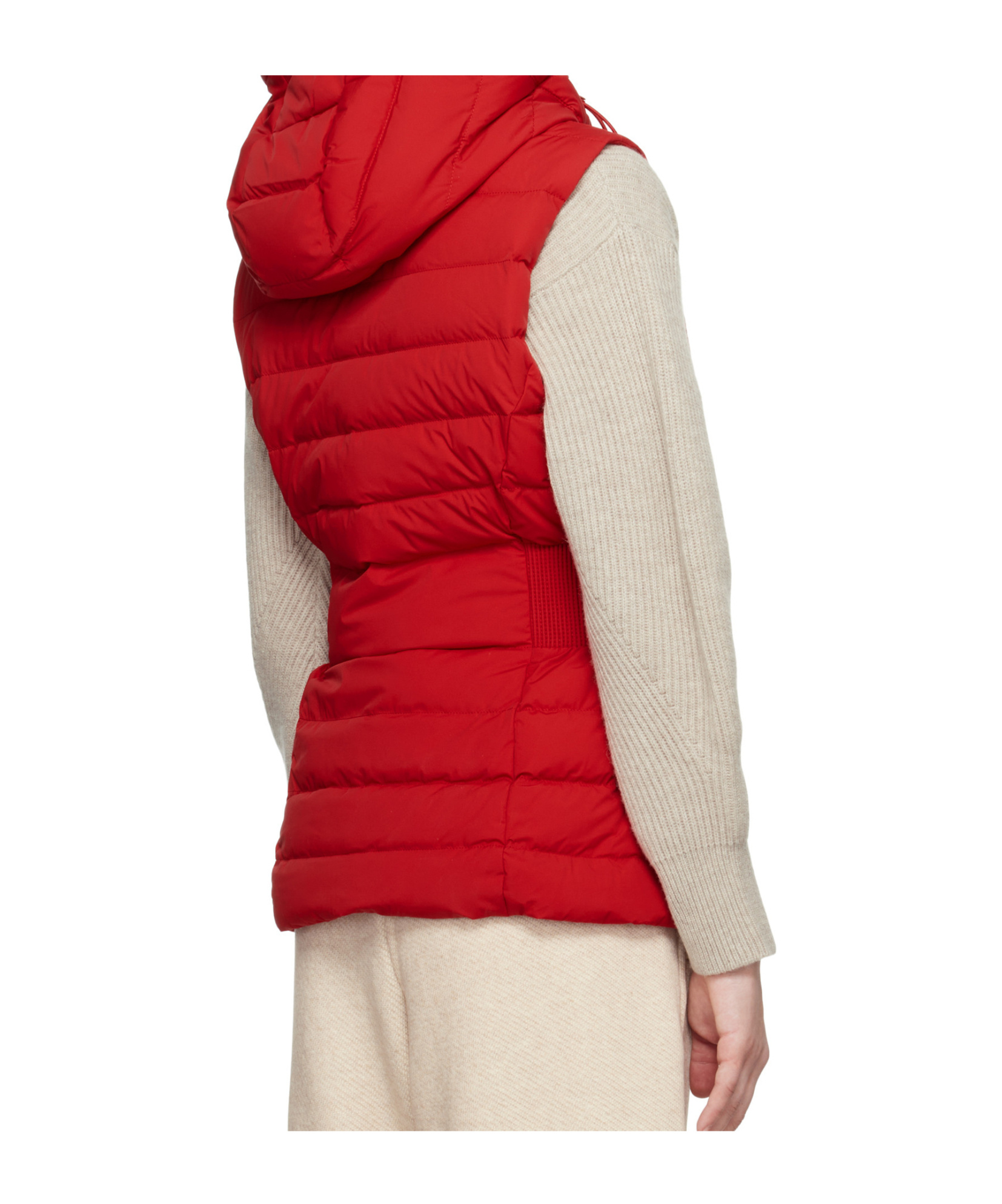 Mackage Red Hoshi Hooded Light Down Vest In Red