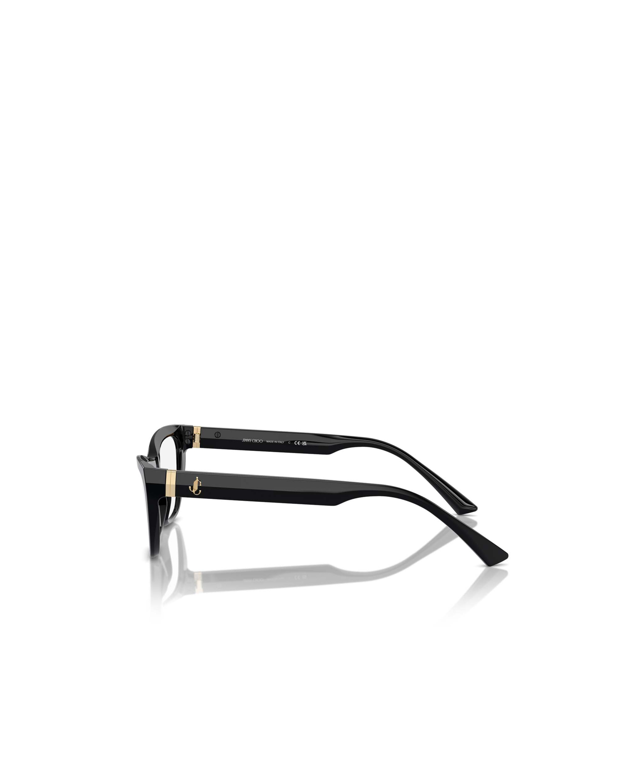 Jimmy Choo Eyewear Cat-eye Frame Glasses In Black
