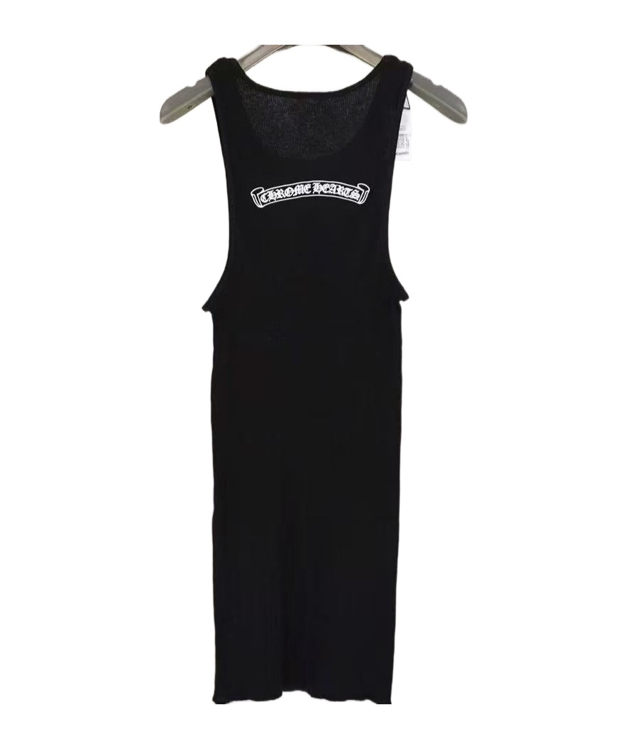 Chrome Hearts Vest Dress In Black