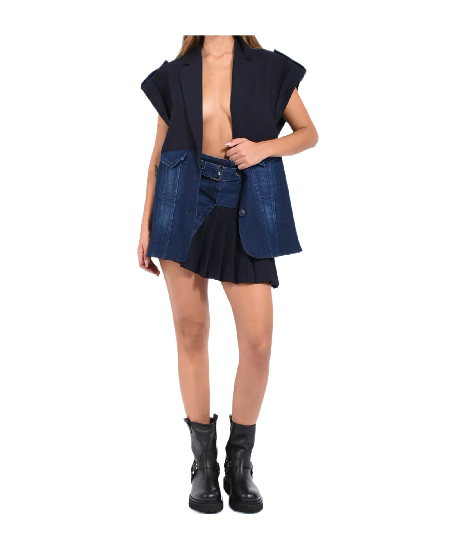 Dondup Skirts Denim In Blue