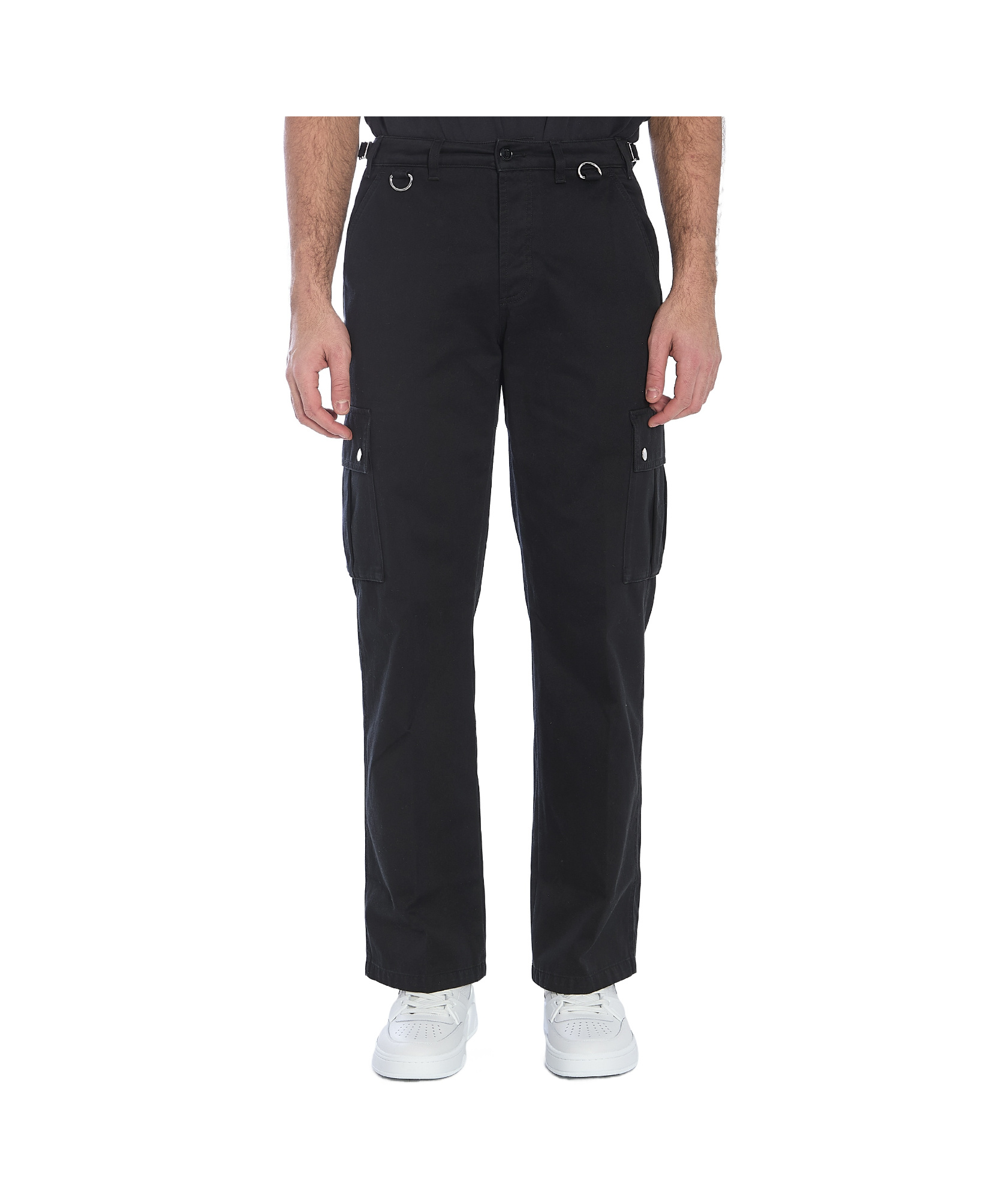 Celine Belt-loop Casual Pants In Black