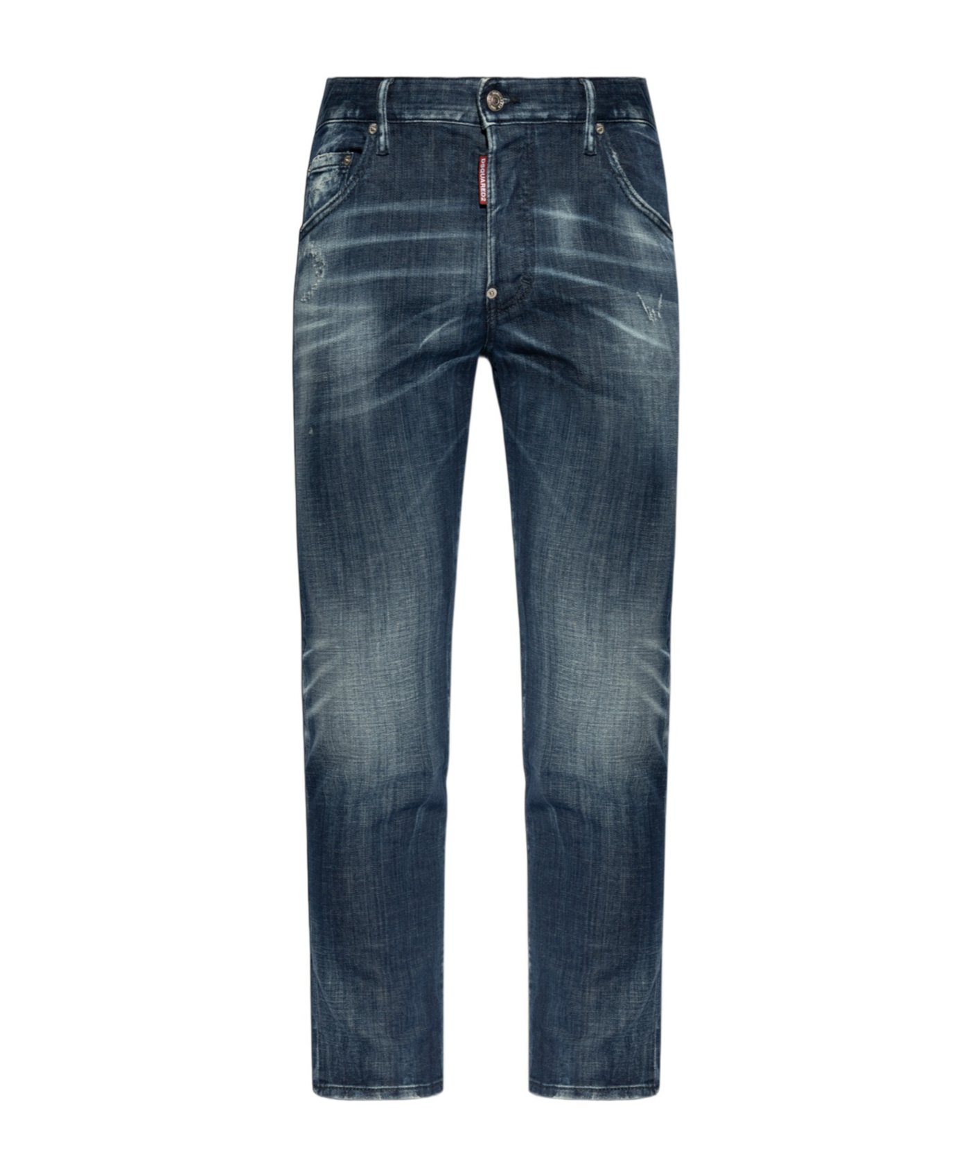 Dsquared2 Belt-loop Jeans In Blue