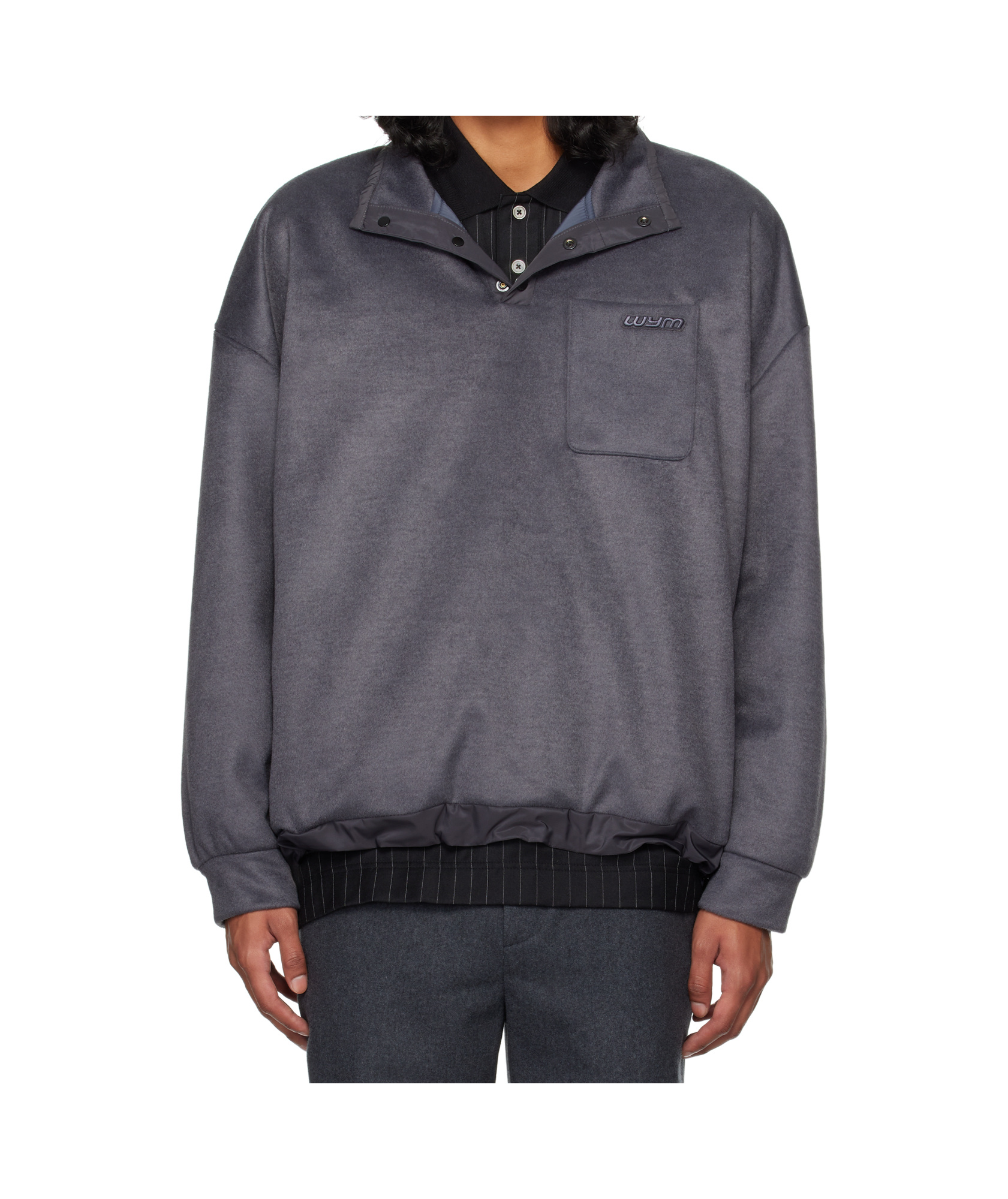 Wooyoungmi Long-sleeved Sweater In Black