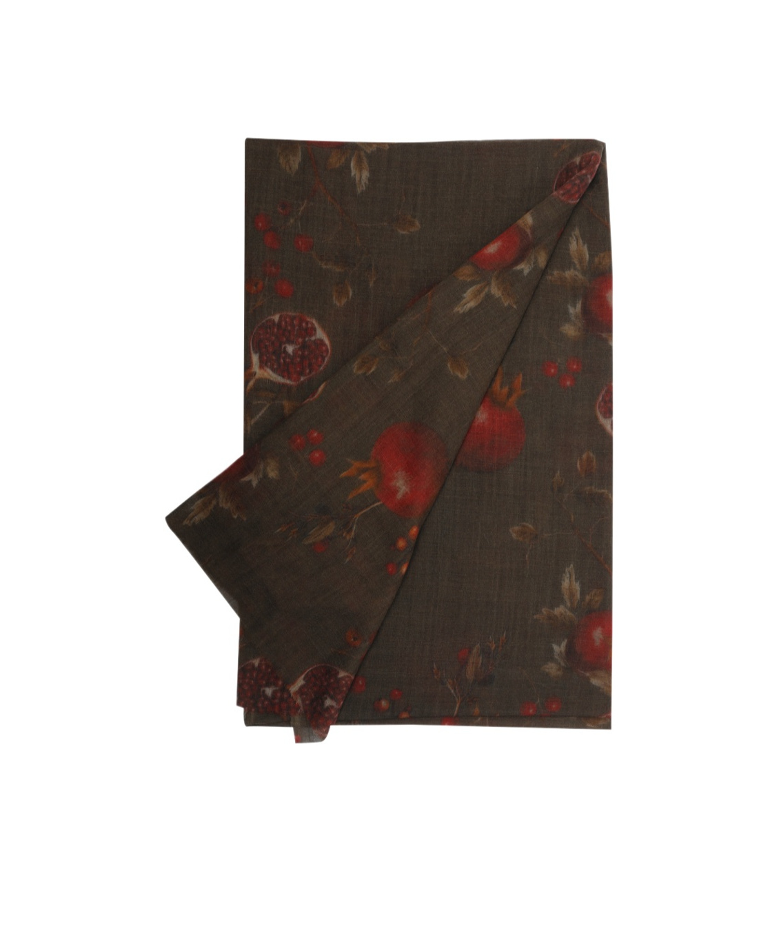 Uma Wang Pomegranate Pattern Scarf In Black