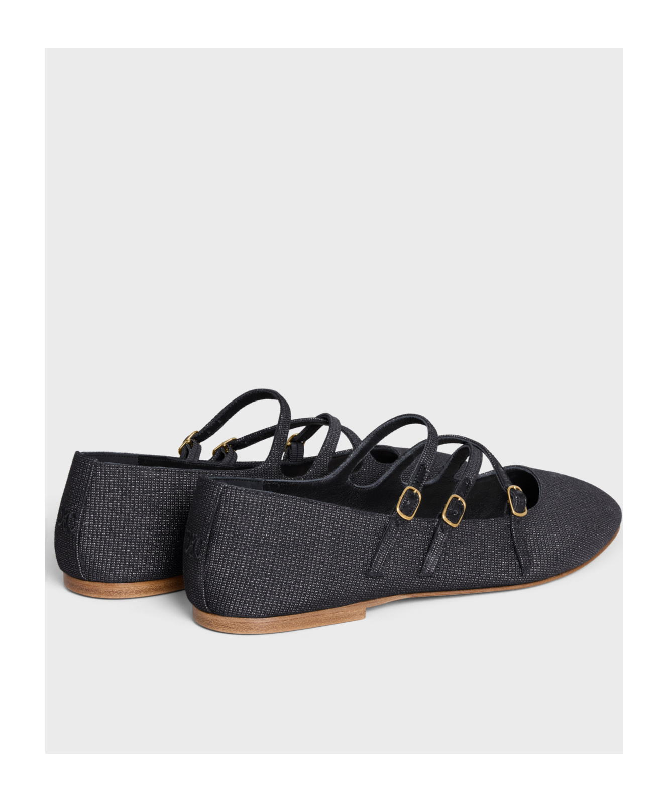 Celine Les Ballerines Ballet Shoes In Black