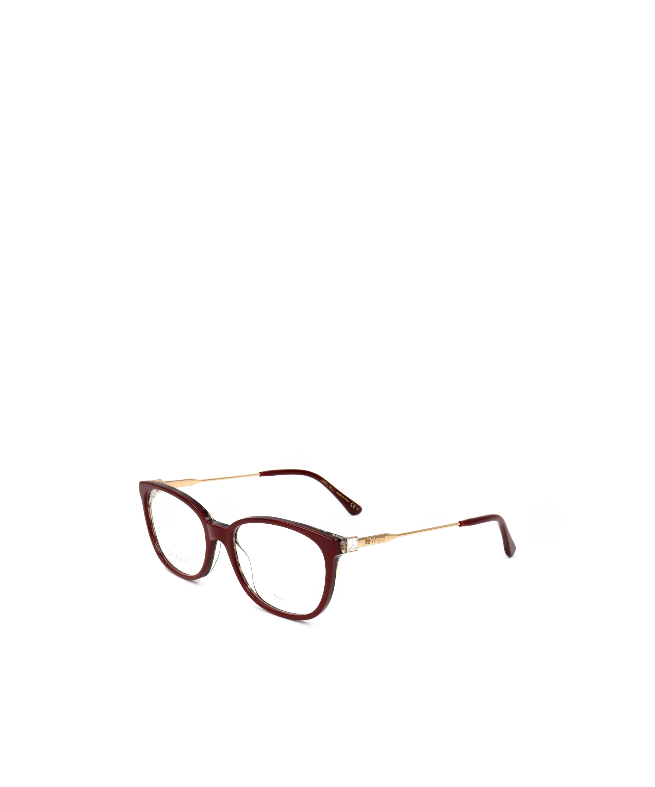 JIMMY CHOO JIMMY CHOO EYEWEAR RECTANGULAR FRAME GLASSES