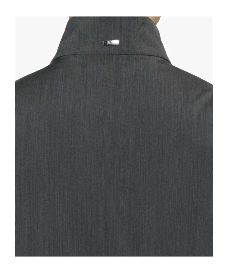 Herno Lightweight Bomber Jacket In Black