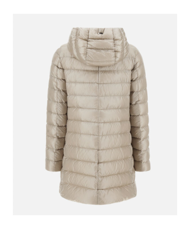 Herno Resort A-shape Jacket In Nylon Ultralight In Nude