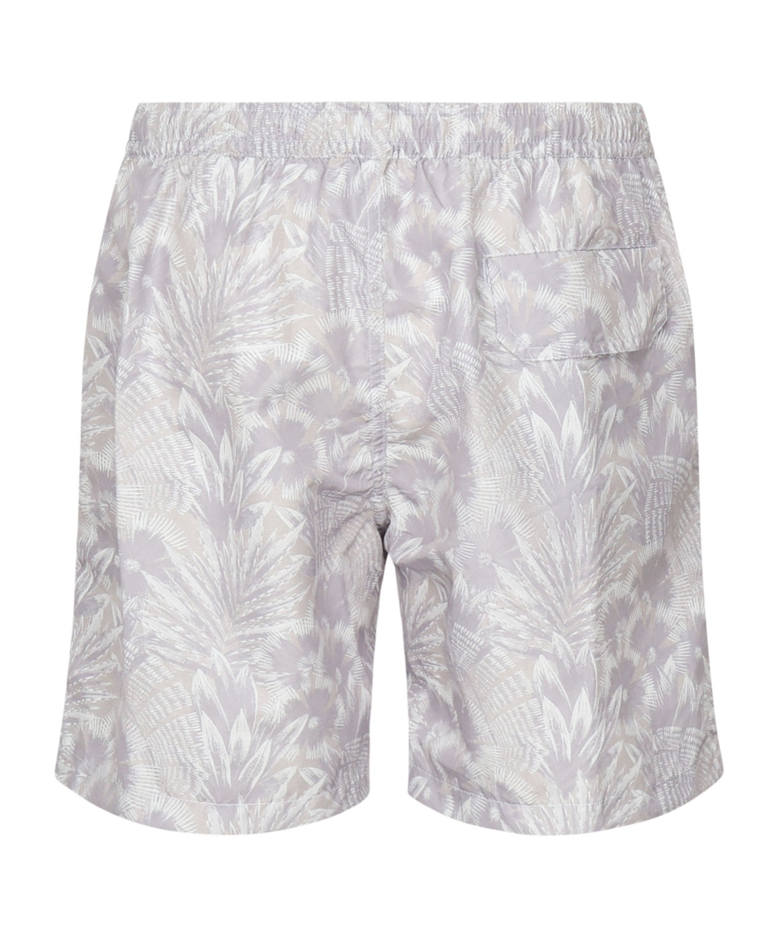 Eleventy Patterned Swim Shorts In Gray