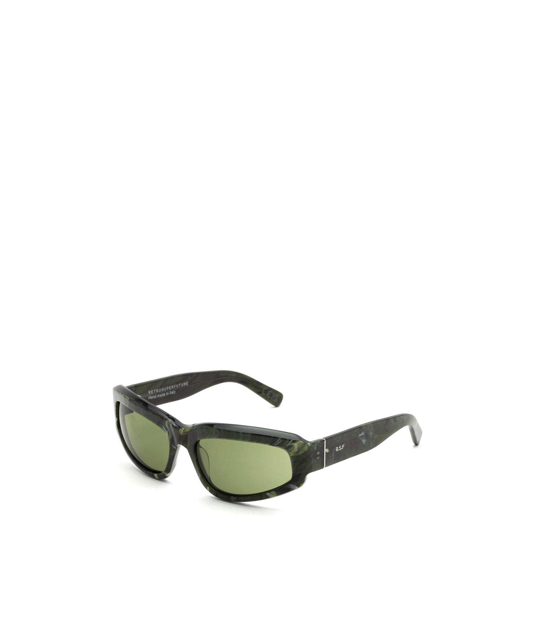Retrosuperfuture Motore Cat-eye Frame Sunglasses In Green
