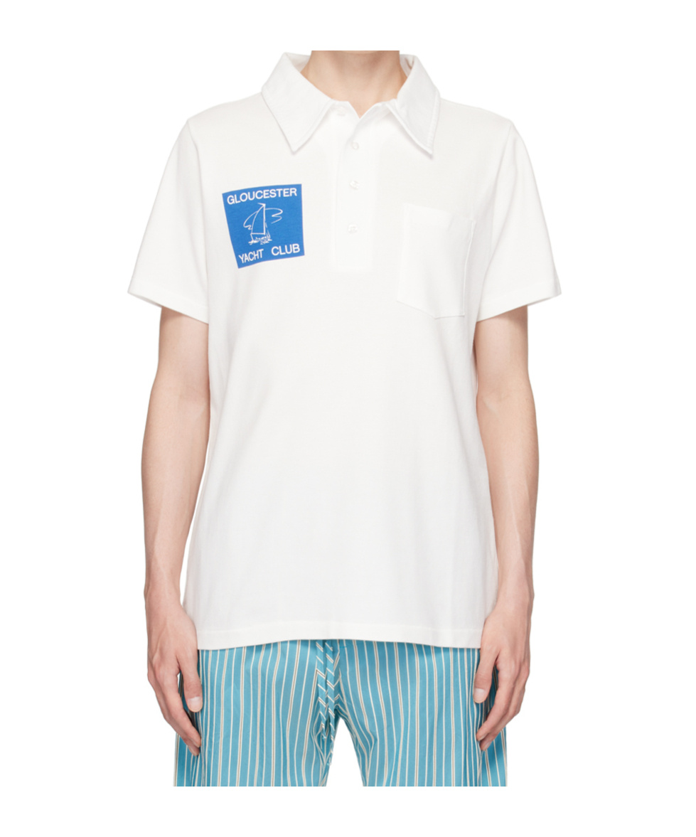 Bode White Gloucester Yacht Polo In White
