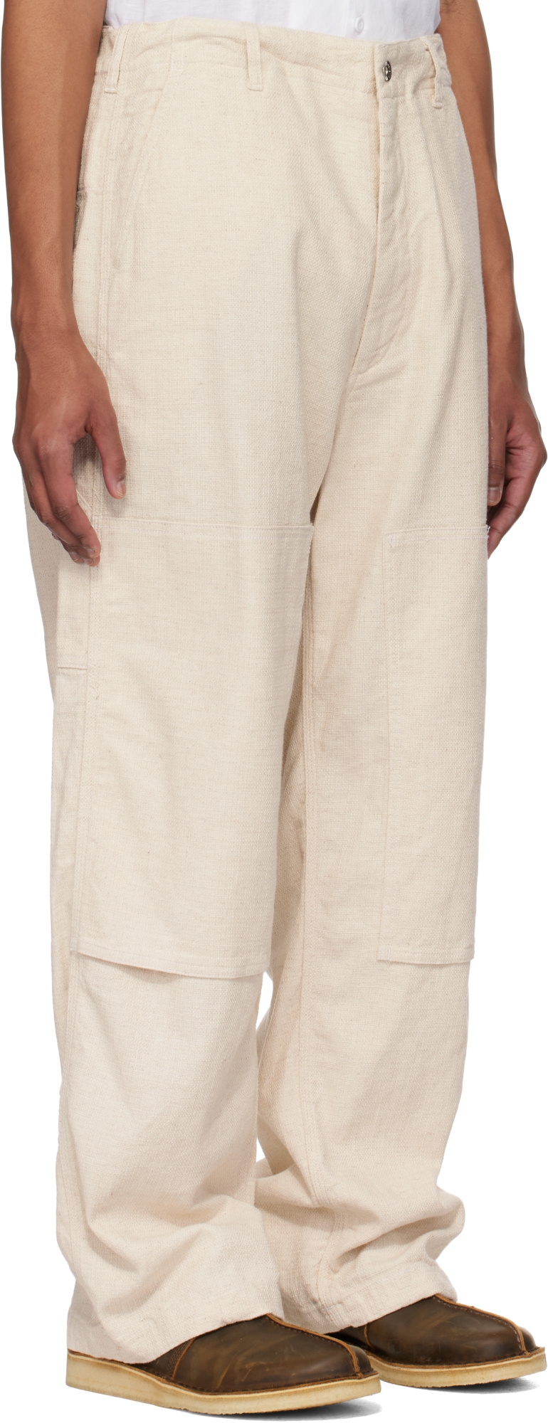 Engineered Garments Painter Trousers In Nude