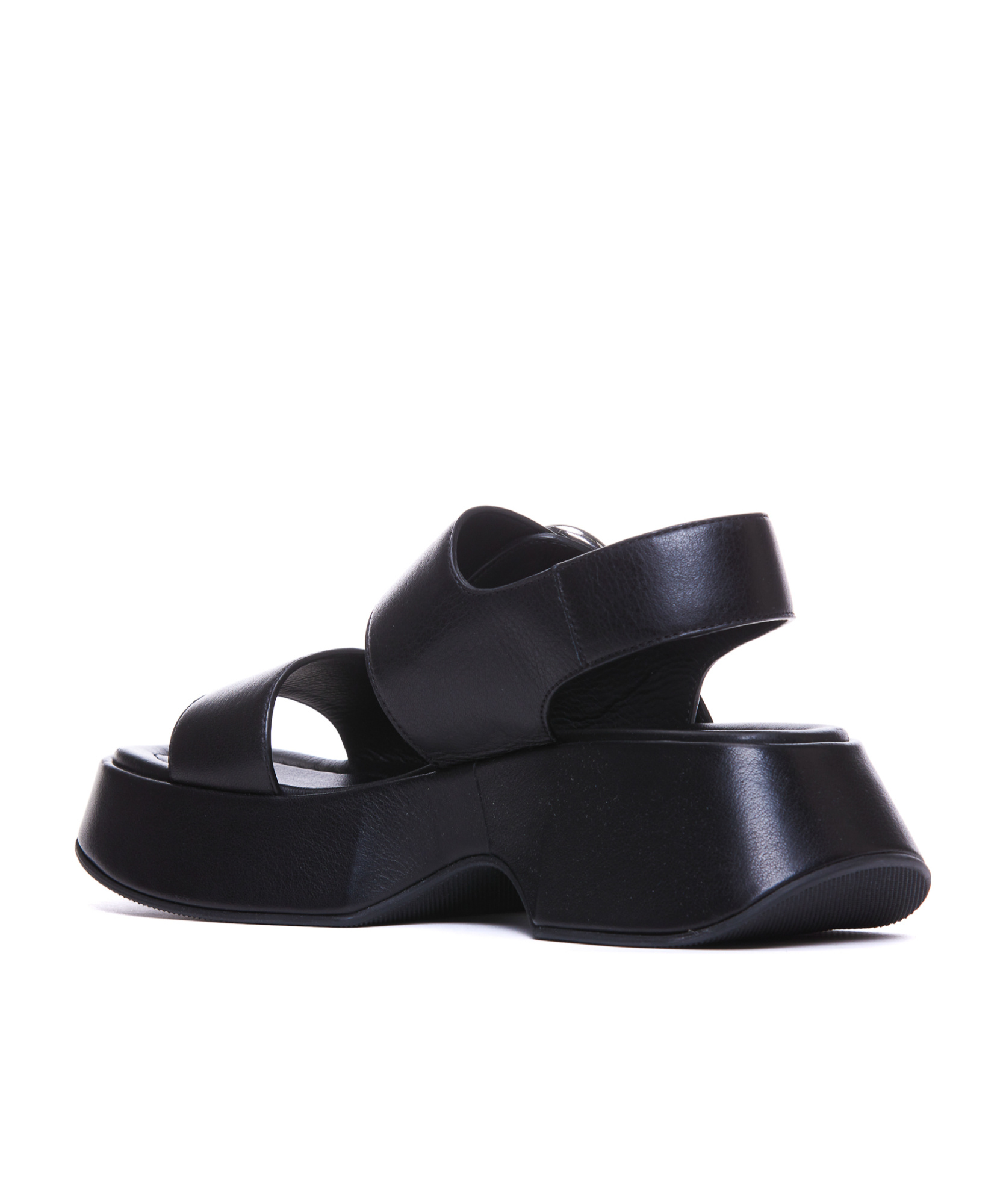 VIC MATIE VIC MATIE CHUNKY BUCKLE PLATFORM SANDALS
