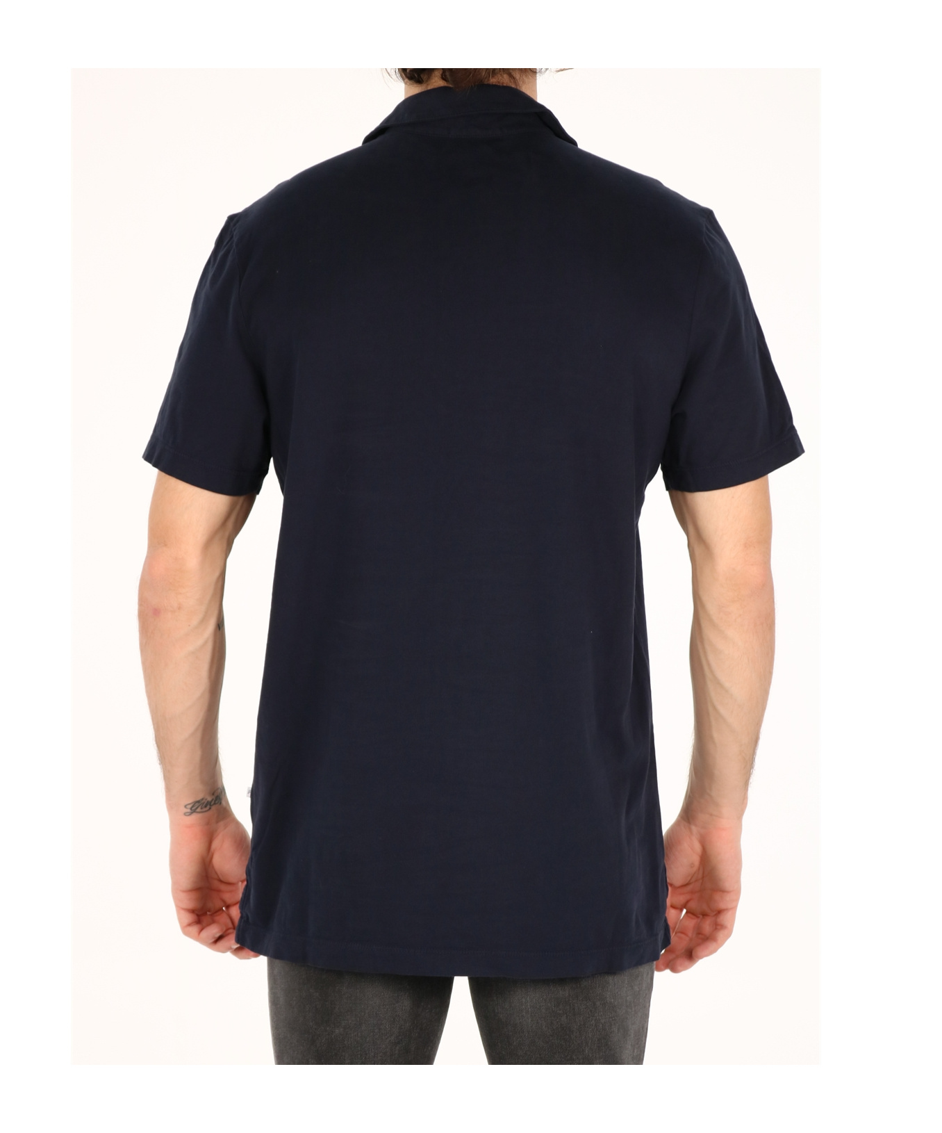 James Perse Classic Polo Shirt In Black