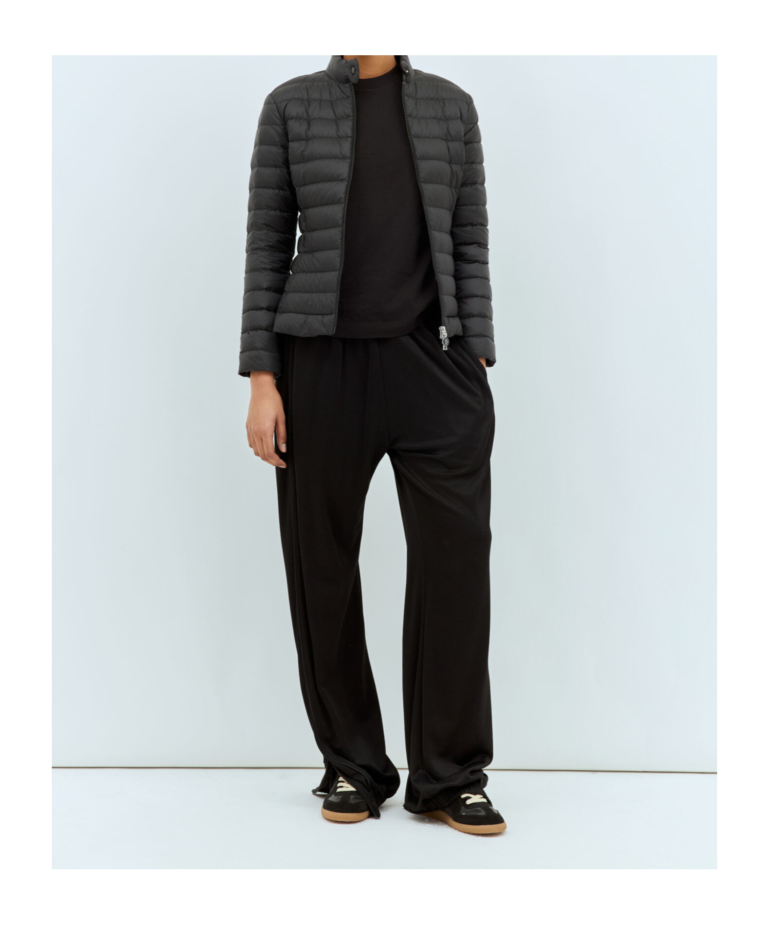 Shop Moncler Igelle Short Down Jacket In Black