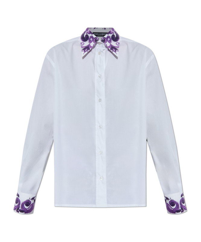 Dolce & Gabbana Cotton Shirt In White