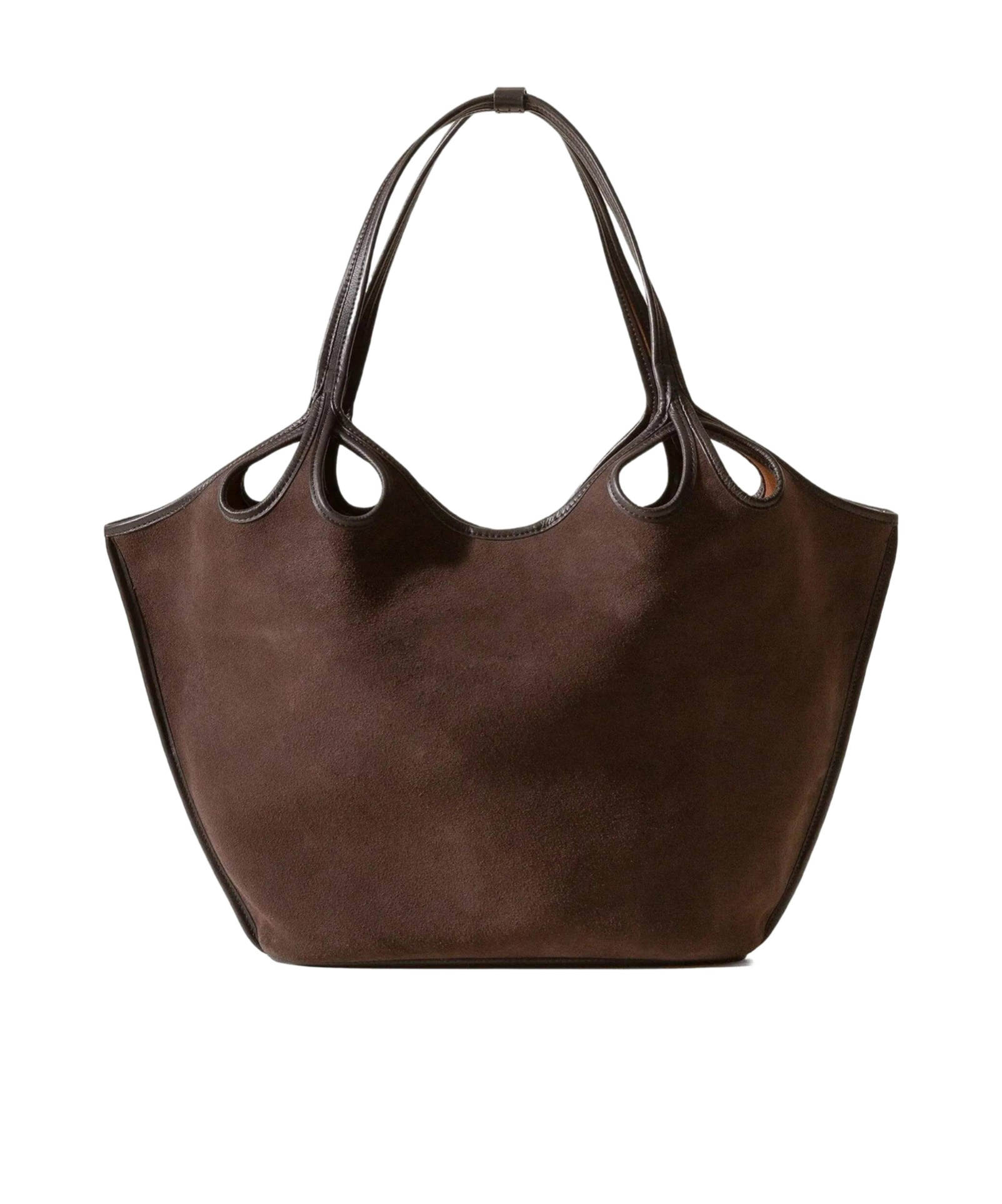 Hereu Double Handle Handbag In Brown