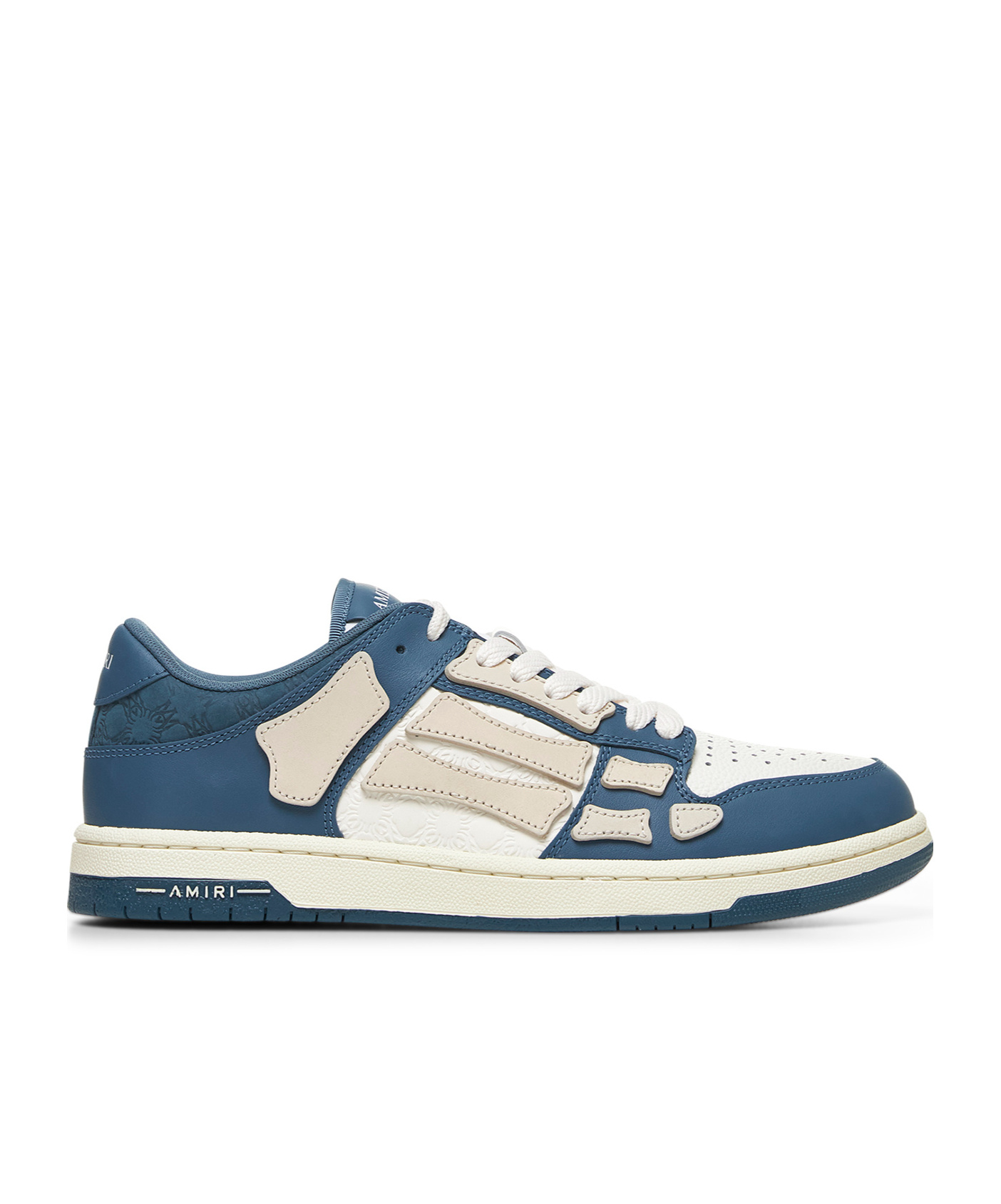 Shop Amiri Ma Quad Skel Sneakers In Blue