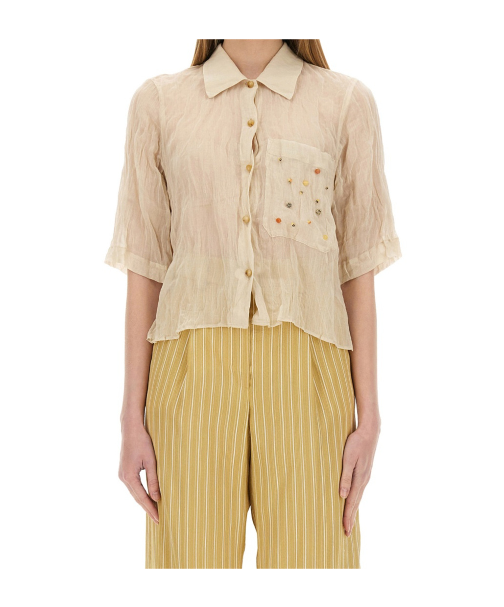 Alysi Bead-embellished Shirt