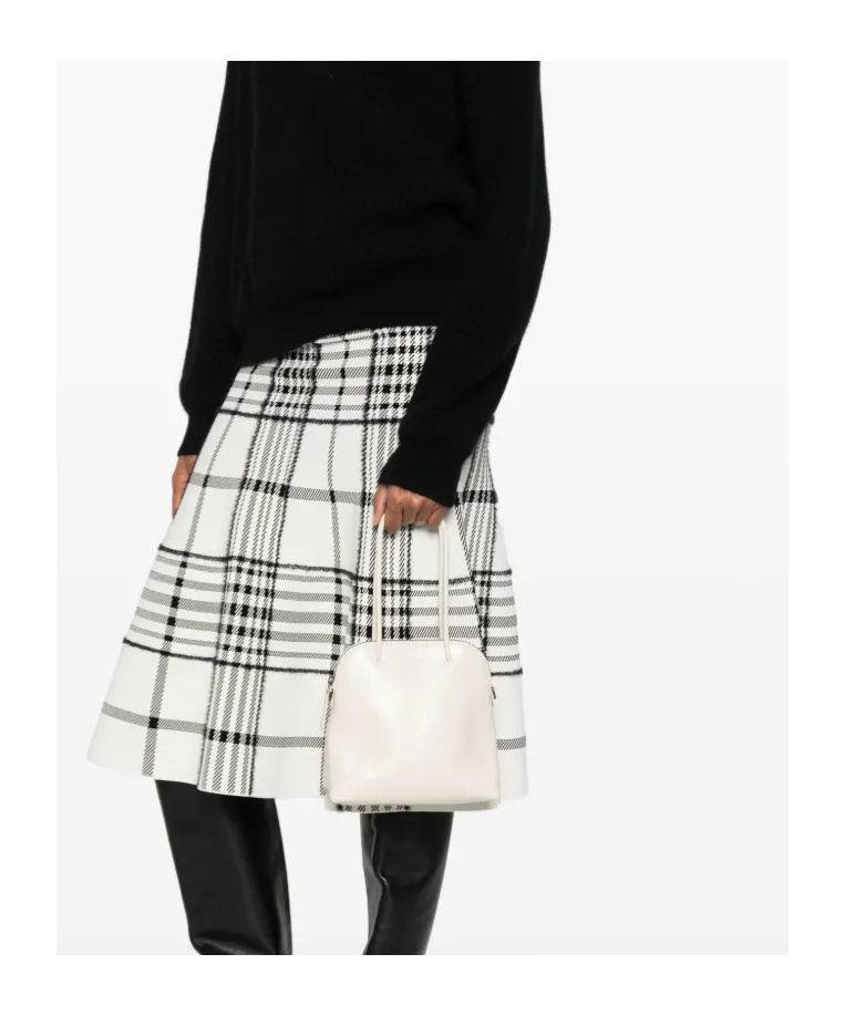 Uma Wang Double Handle Shoulder Bag In Neutral
