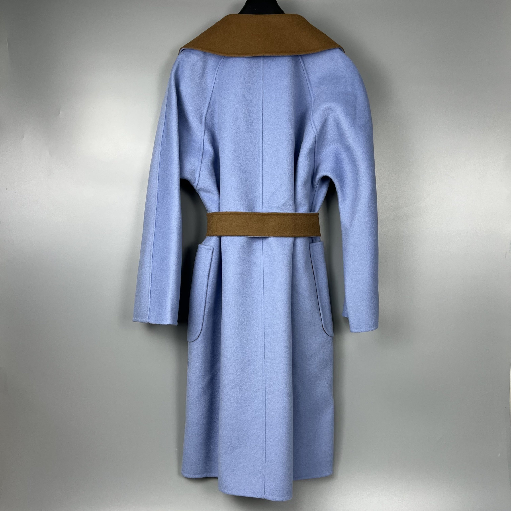 Weekend Max Mara Long-sleeved Coat In Blue